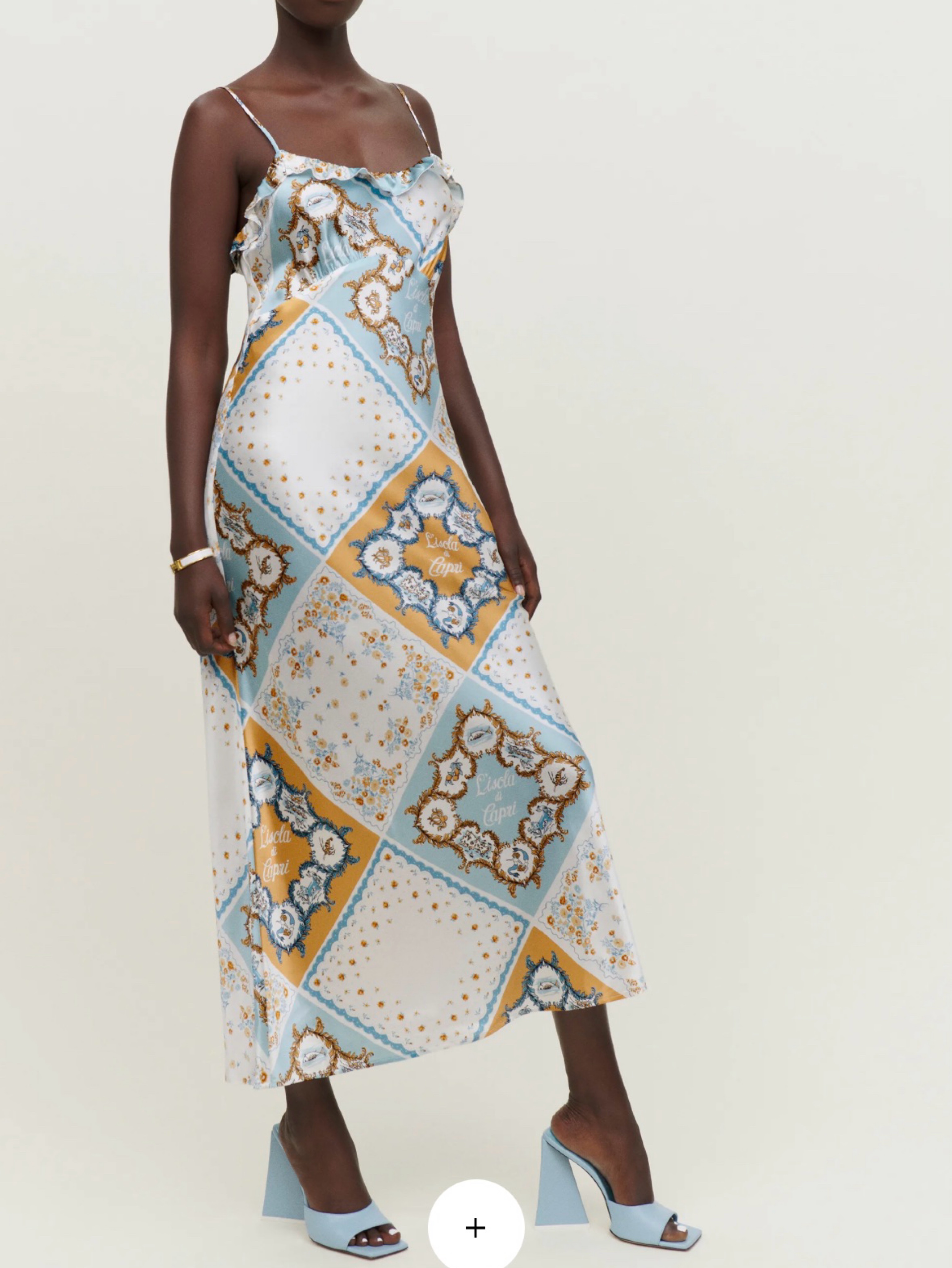 aribella silk dress reformation Reformation + Aribella Dress