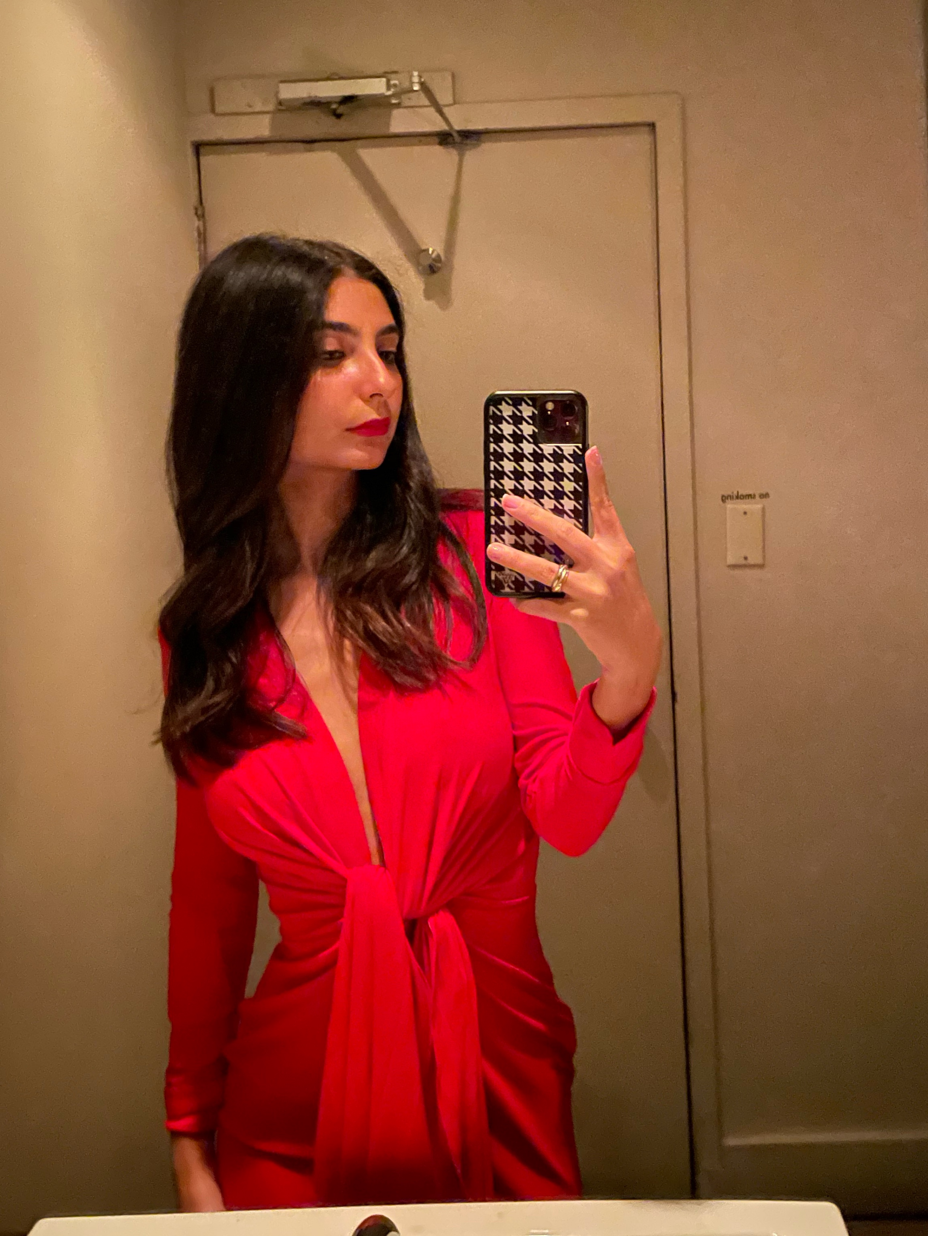 Solace London mini red dress by SOLACE London - Pickle