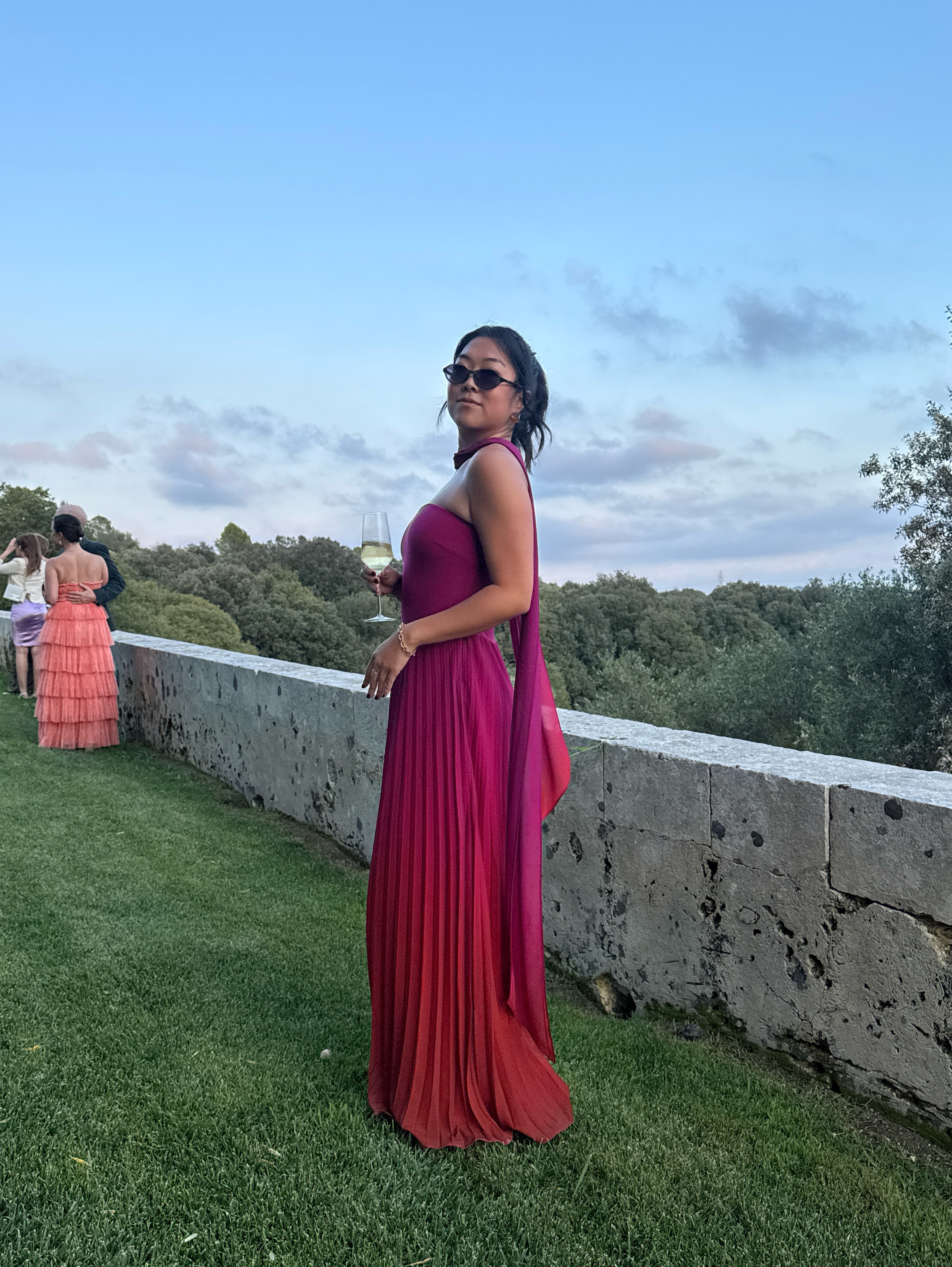 caira chiffon scarf maxi dress Caira Chiffon Scarf Maxi Dress
