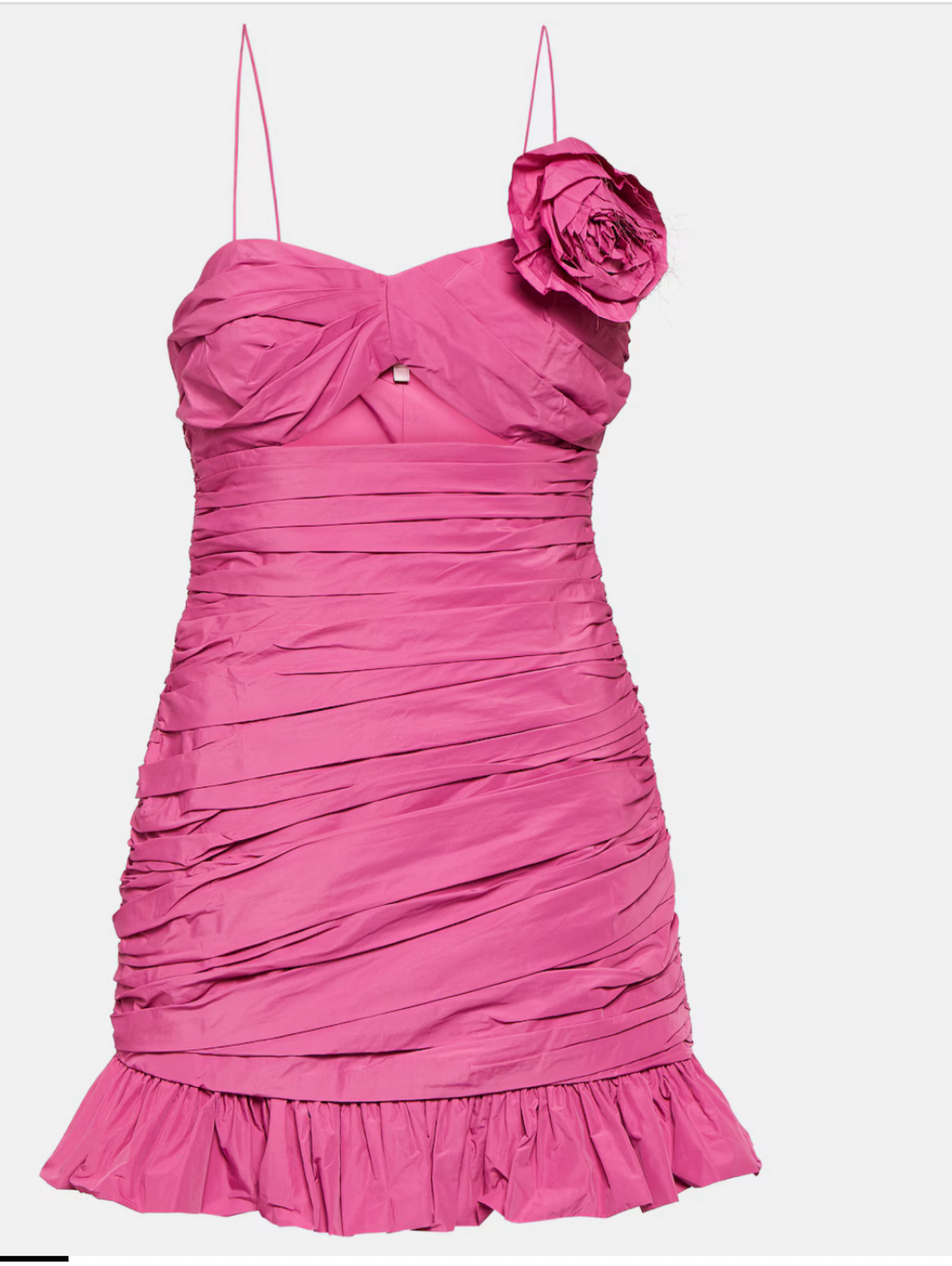 pink lsf dress PINK x LoveShackFancy Strapless Lace Mini Dress