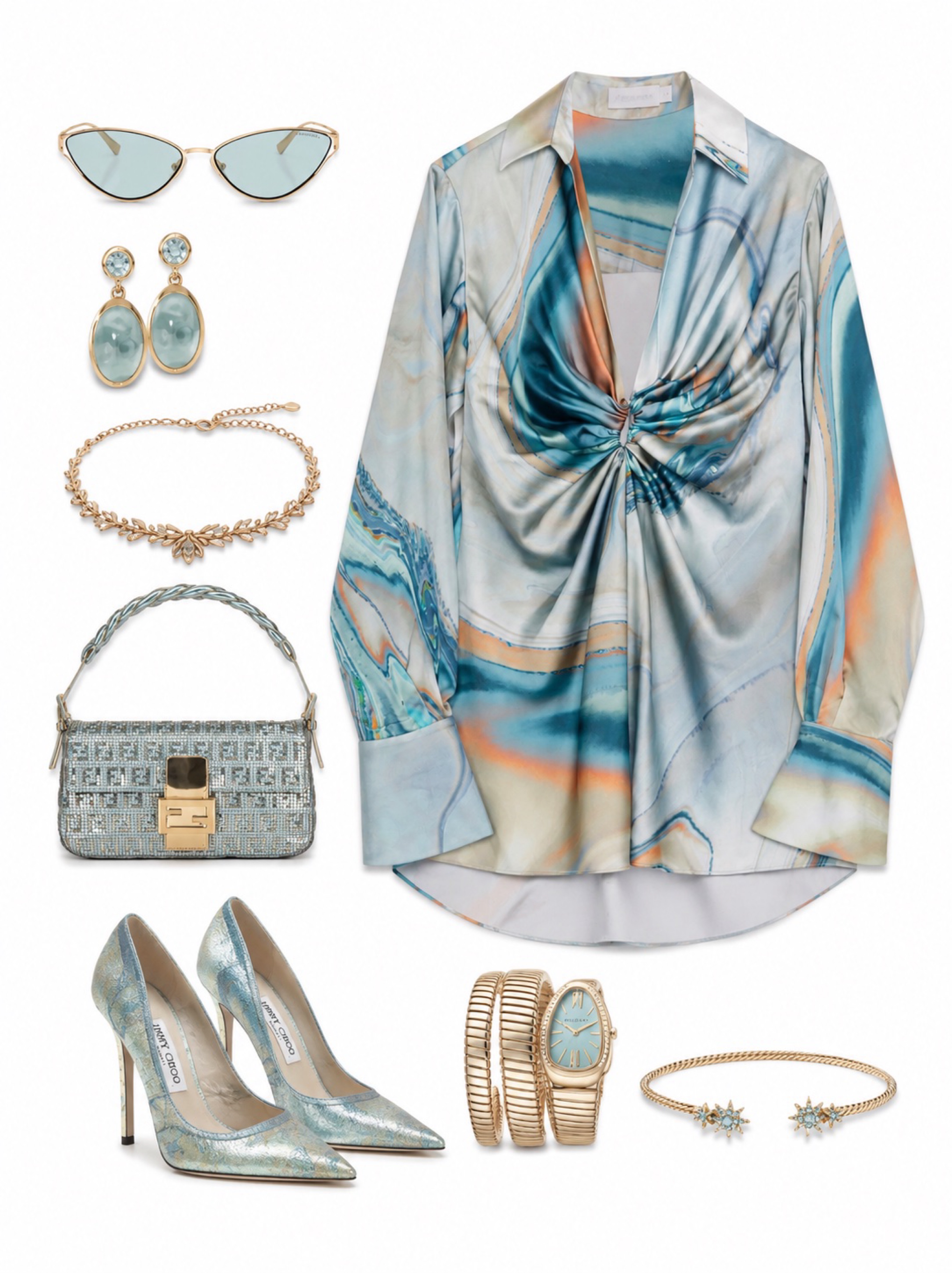 Simkhai - Marble Shirt Dress