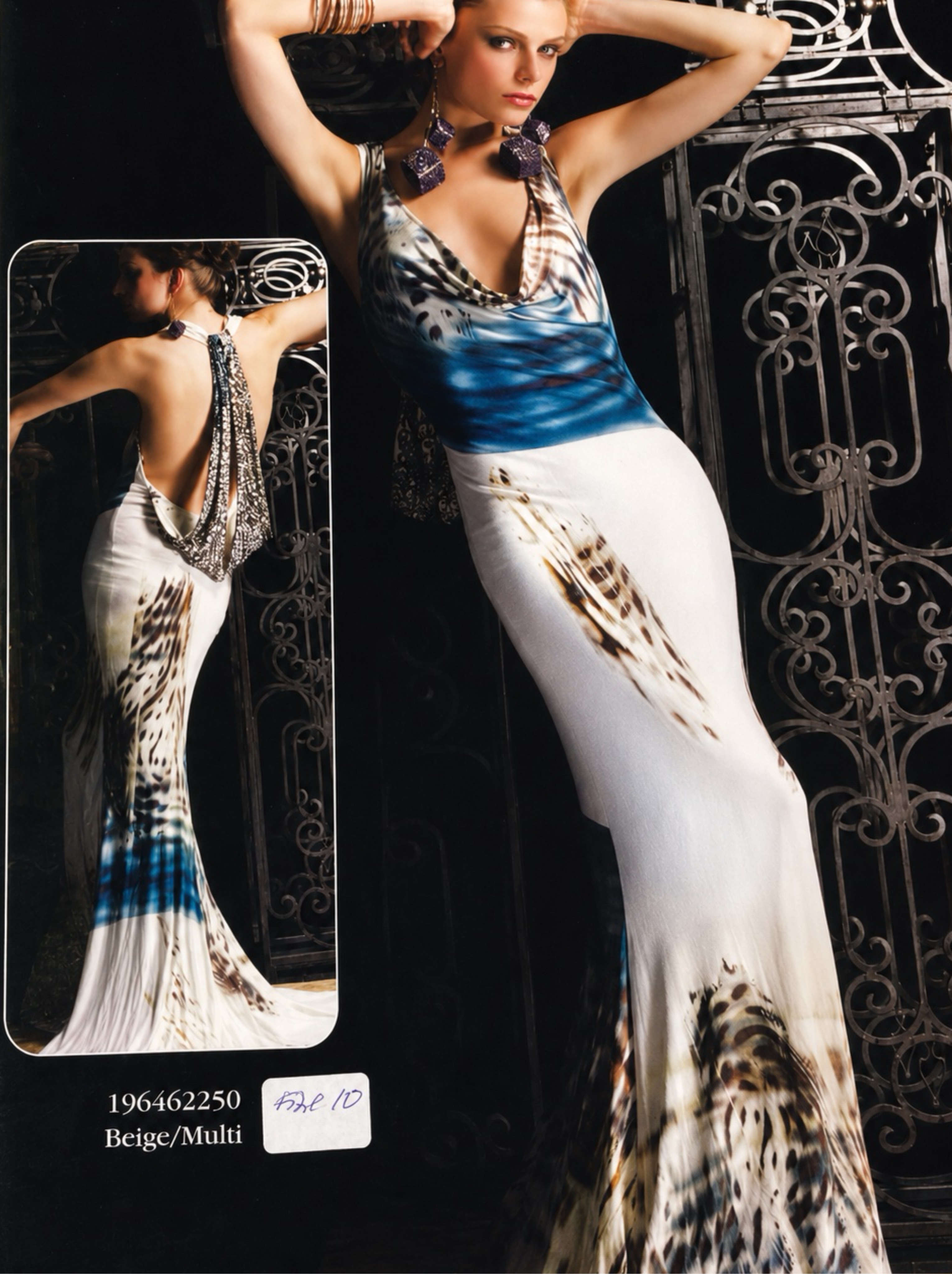 Cavalli-esque Animal Print Gown