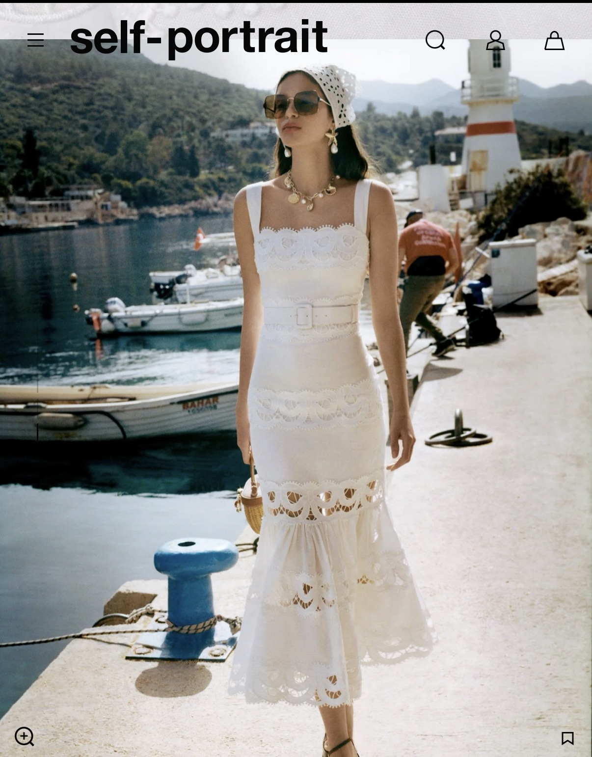 white self portrait dress Taffeta Strapless Midi self-portrait-US A nod to the classical tailoring of the 30s self-portrait Bow Mini Dress in