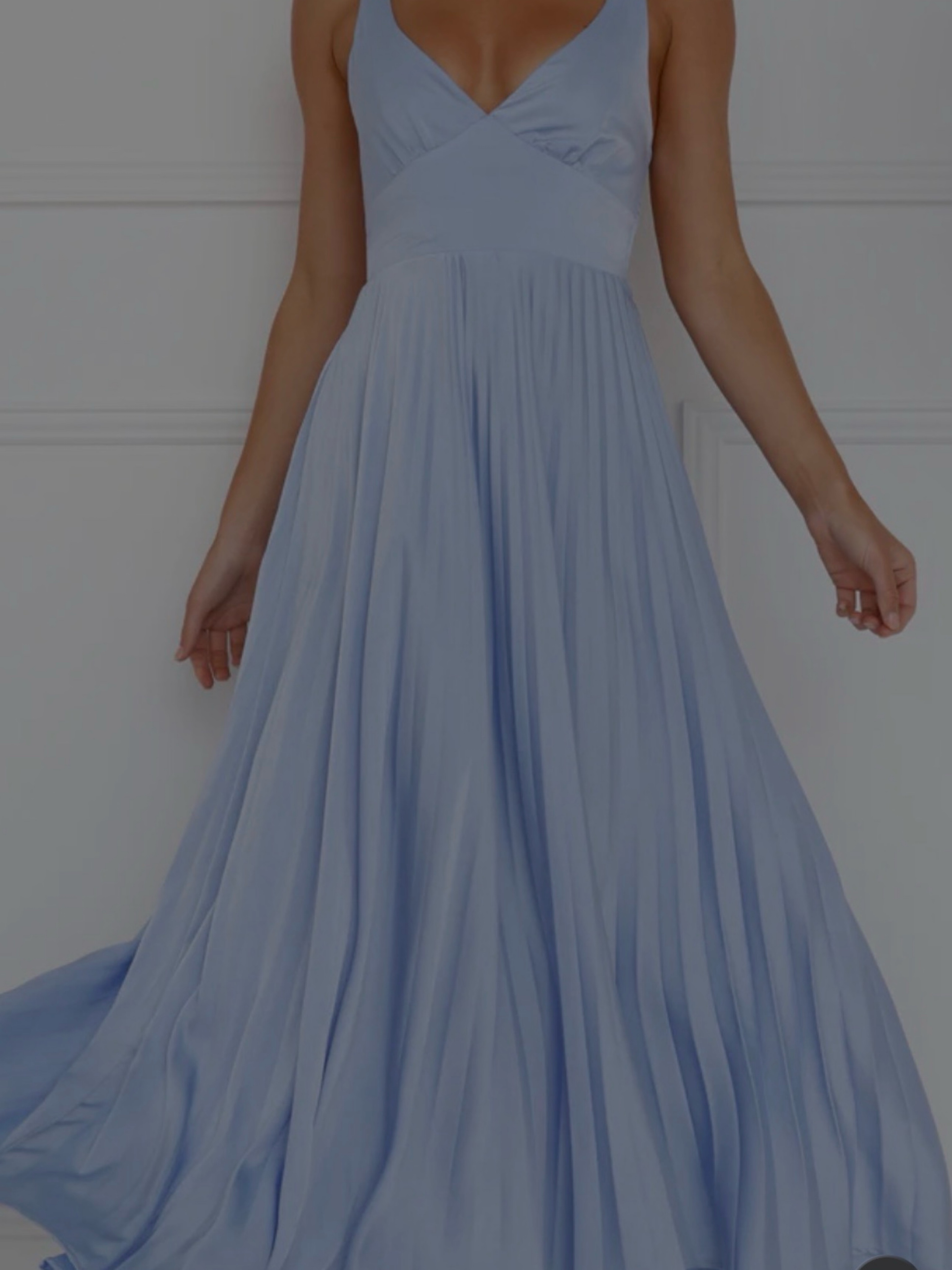 hello molly formal dresses Moonlit Palms Satin Maxi Dress Champagne Size M from Length from bust to hem of size S Hello Molly Formal Maxi Dress