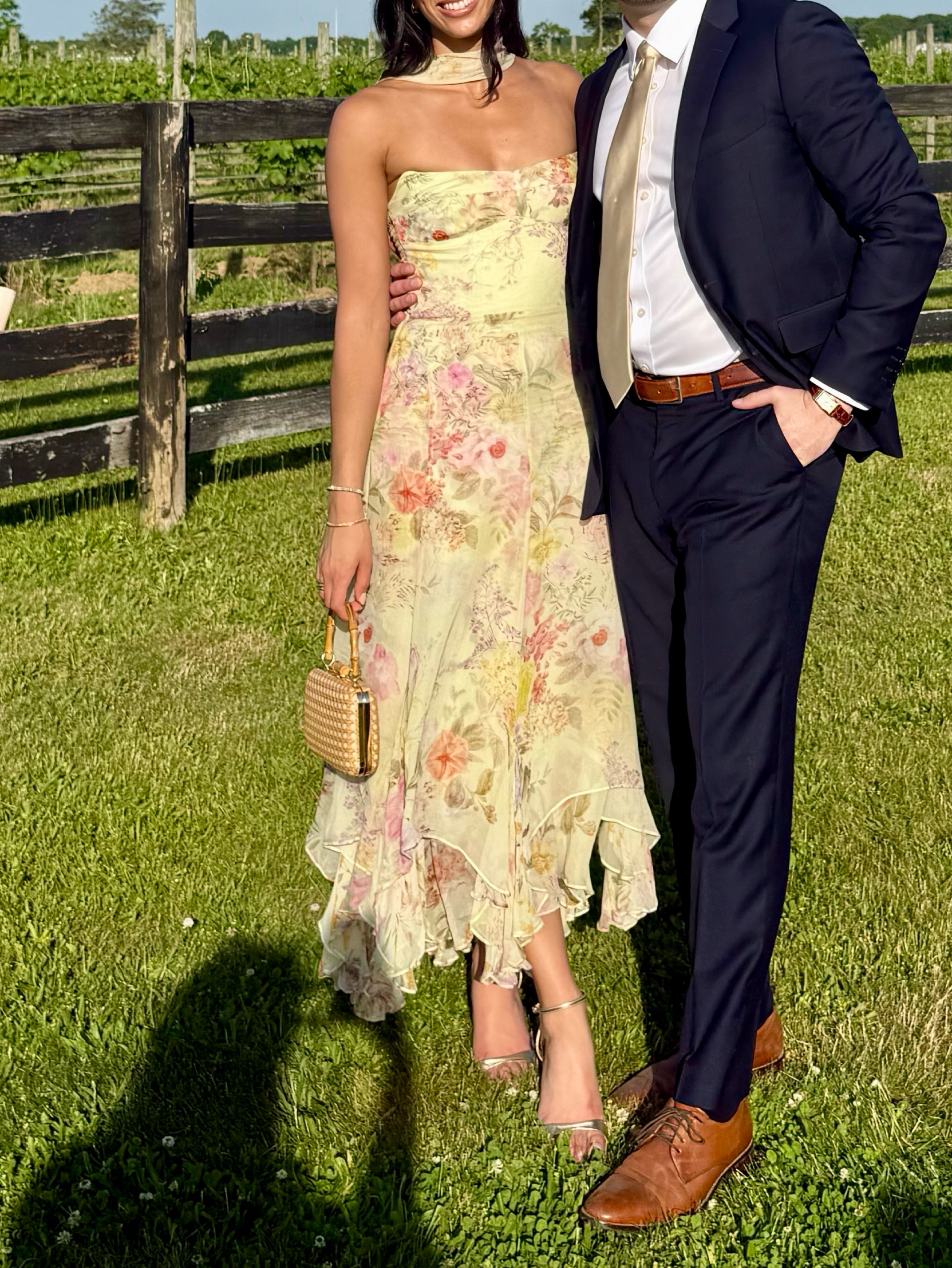 amanda uprichard dresses X REVOLVE Eden Gown Pair with gold strappy heels for a fun yet elegant look Senna Silk Maxi Dress in