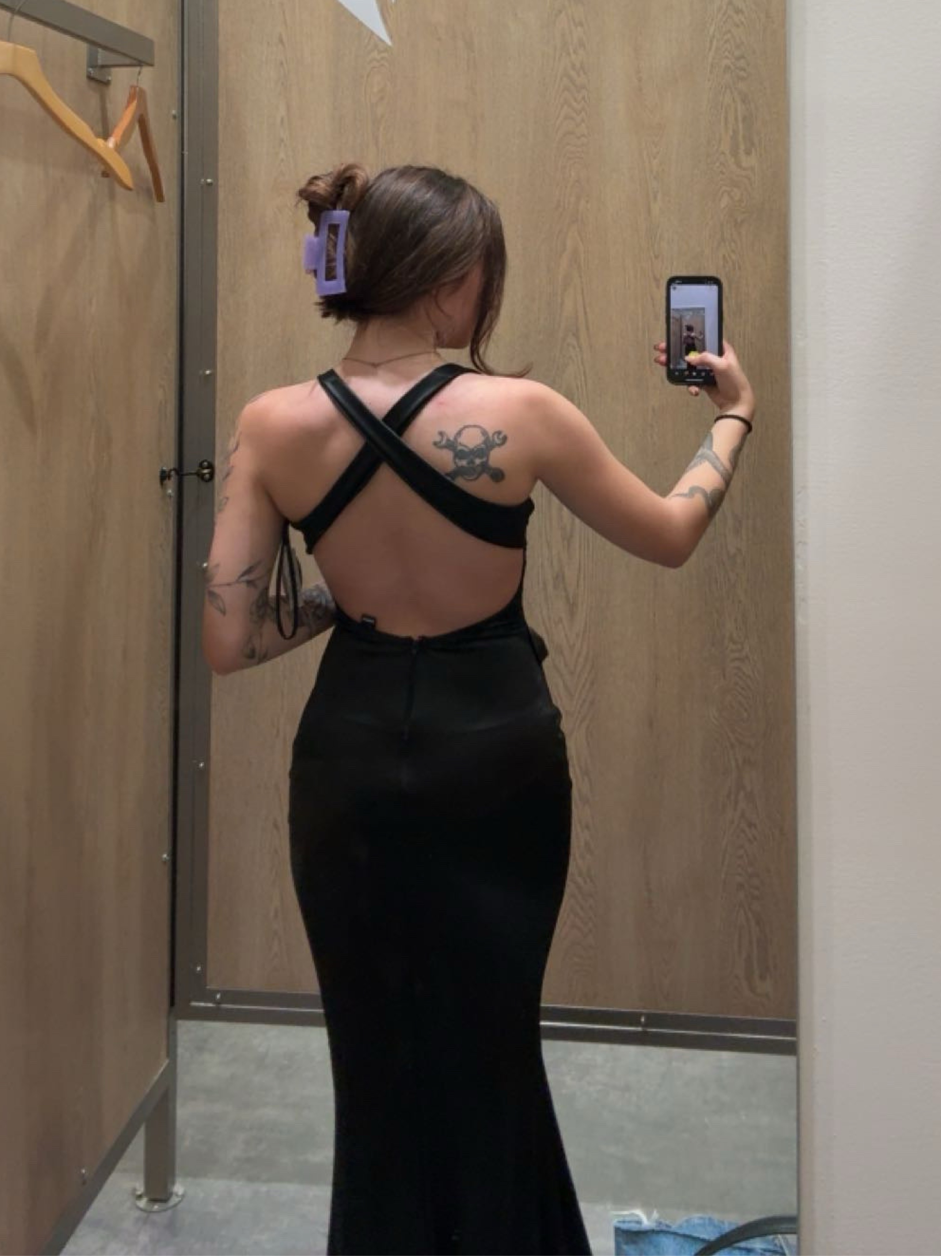 halter bodycon maxi dress Modal Halter-Neck Thigh-Split in Black Black Halter Bodycon Maxi Dress