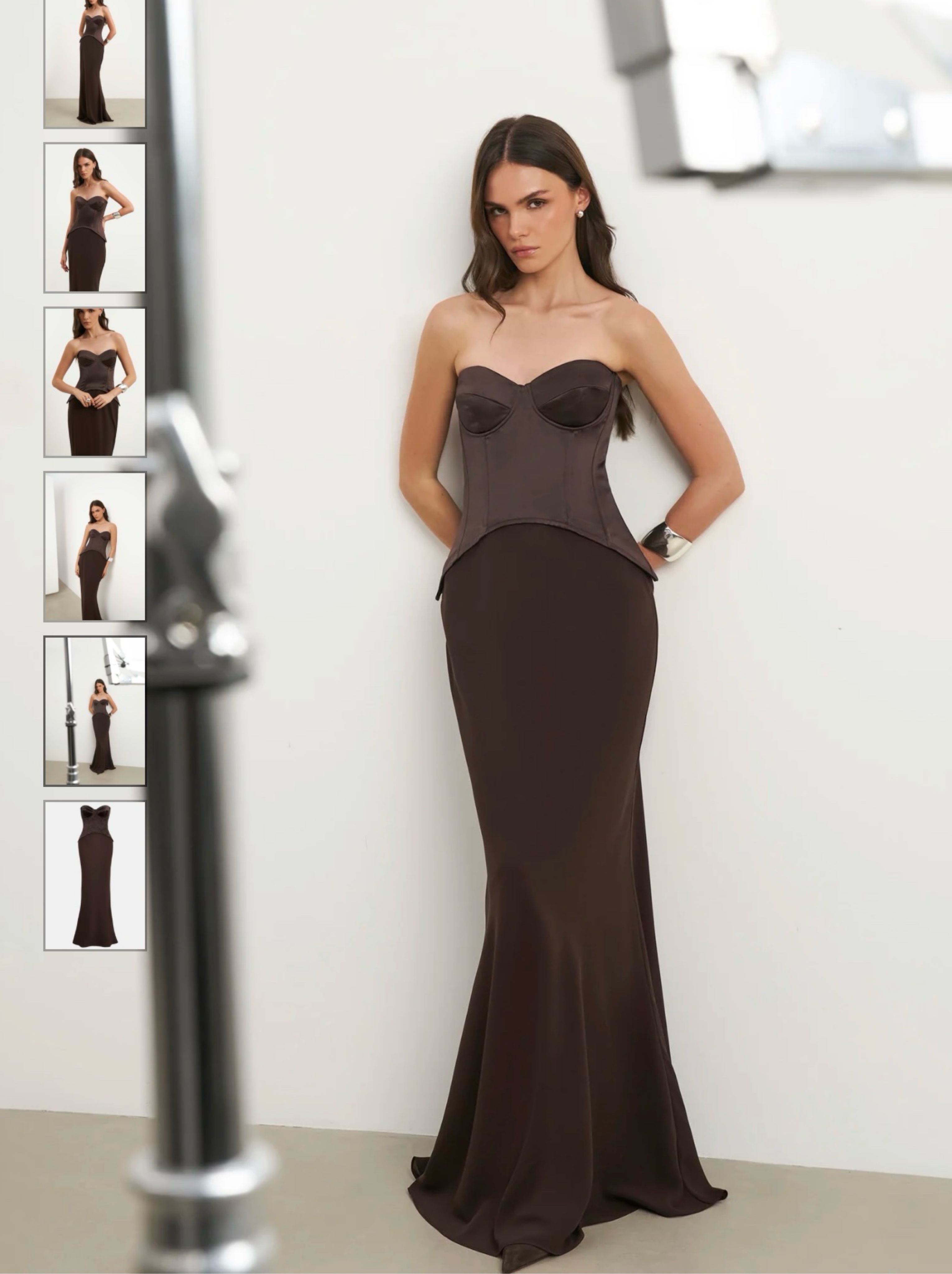 BECAUSE OF ALICE BROWN DRESS | SIZE XS