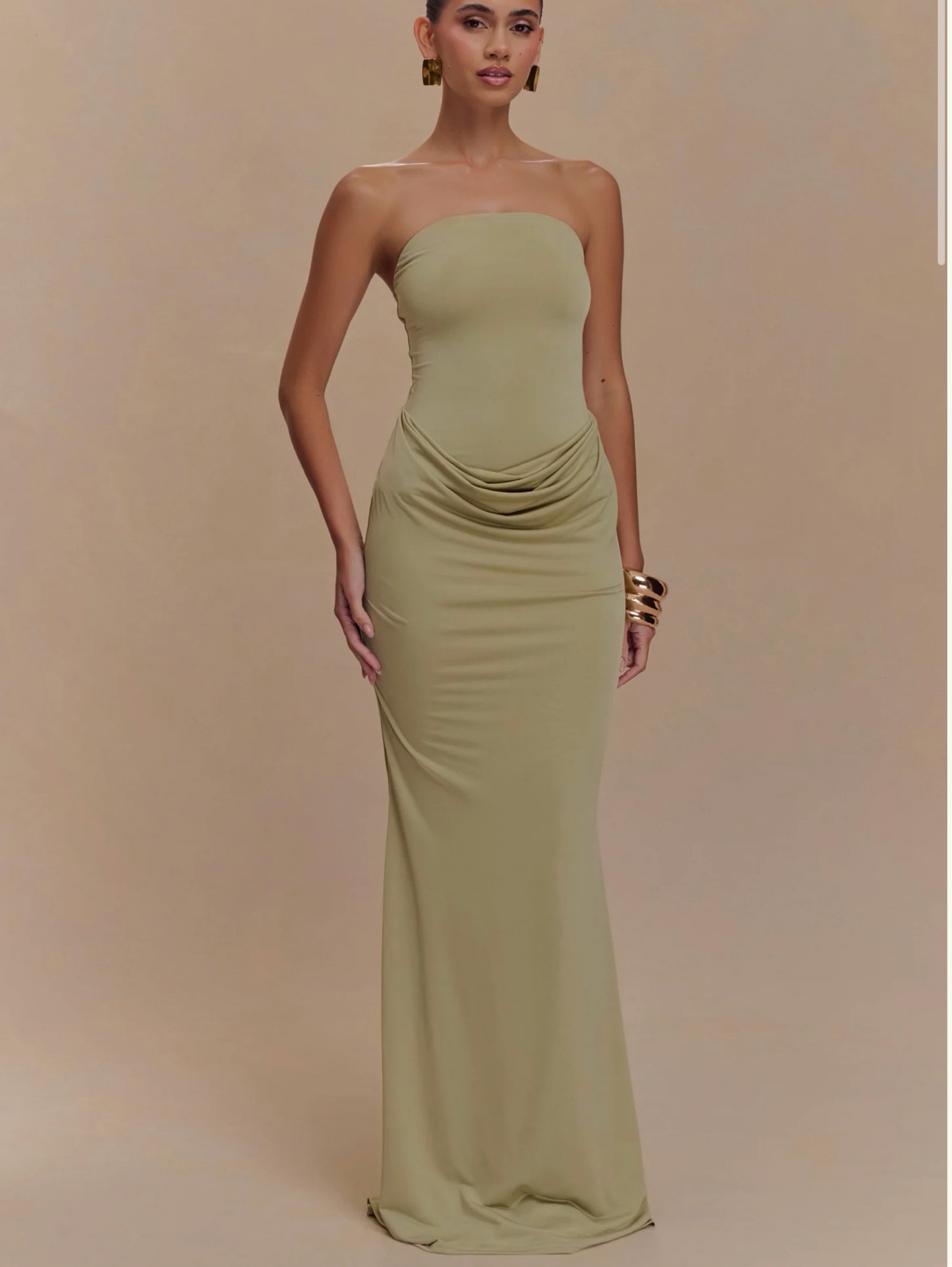 meshki sage green dress Dresses - Shop Online evening events Meshki Sage Green Maxi Dress