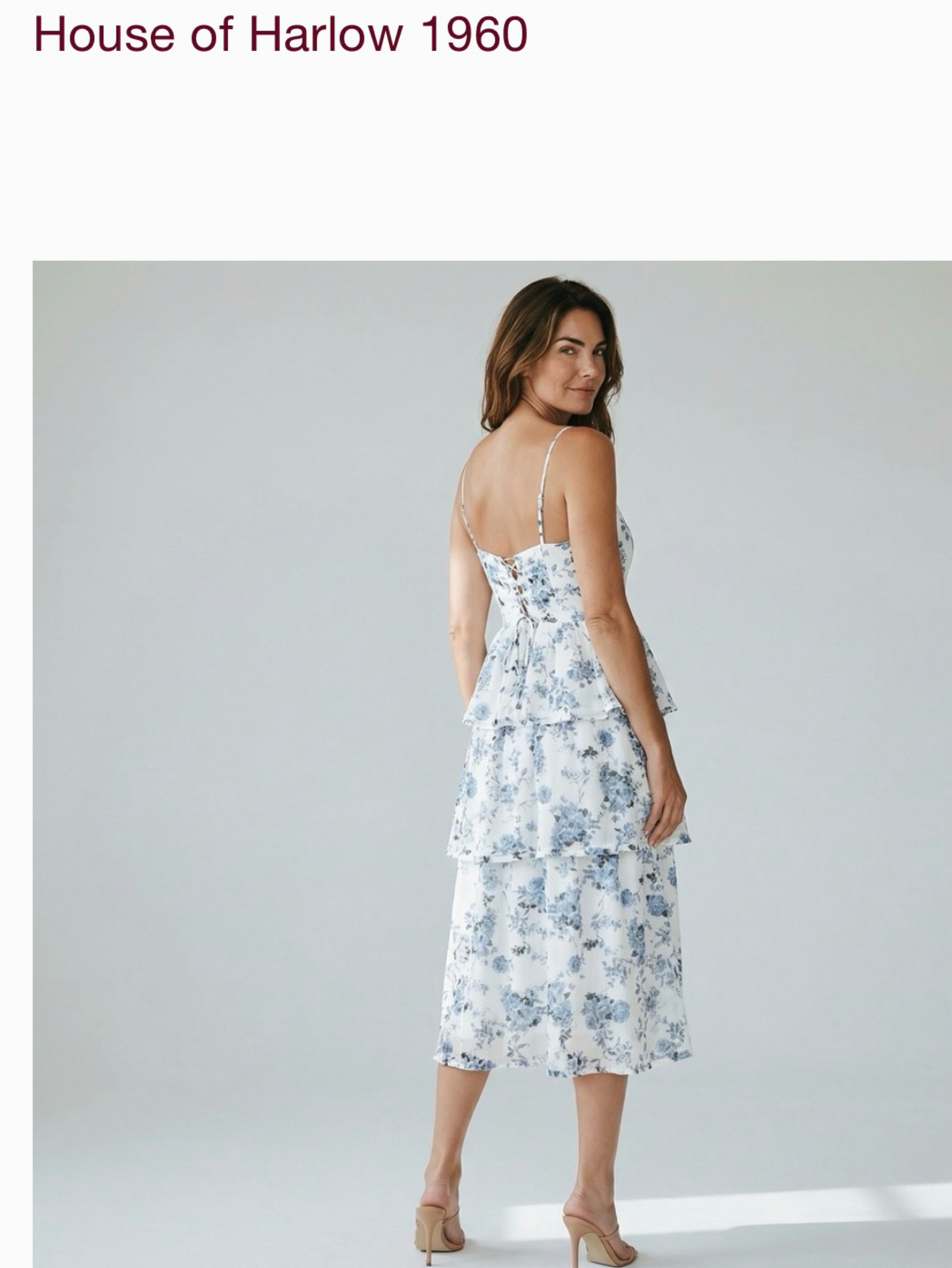house of harlow blue and white dress House of Harlow 1960 x REVOLVE Balley Mini Dress in Light Blue