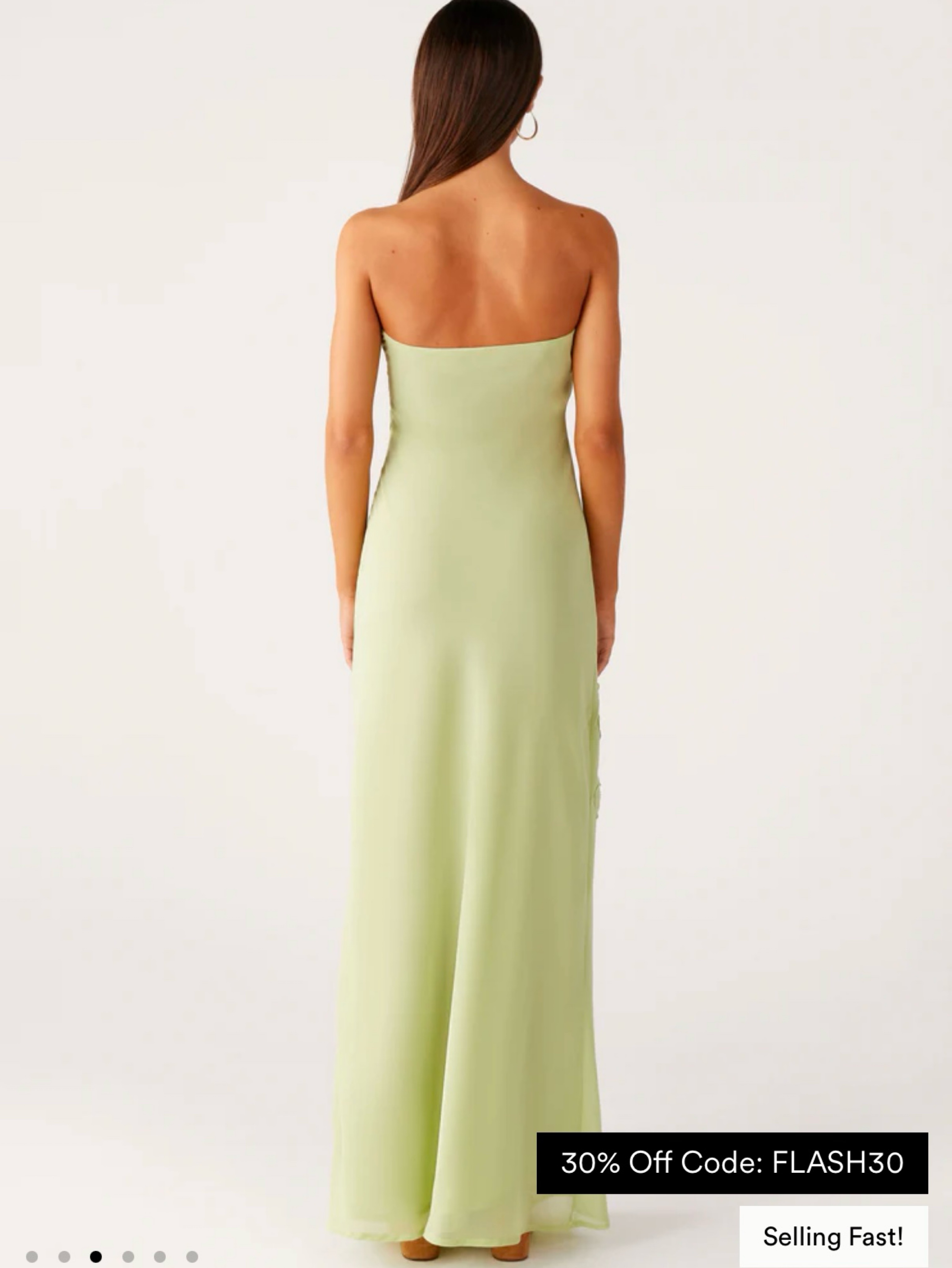 lime chiffon dress ASOS Design - High Neck Chiffon Mini Dress - Women - Polyester - 4 US