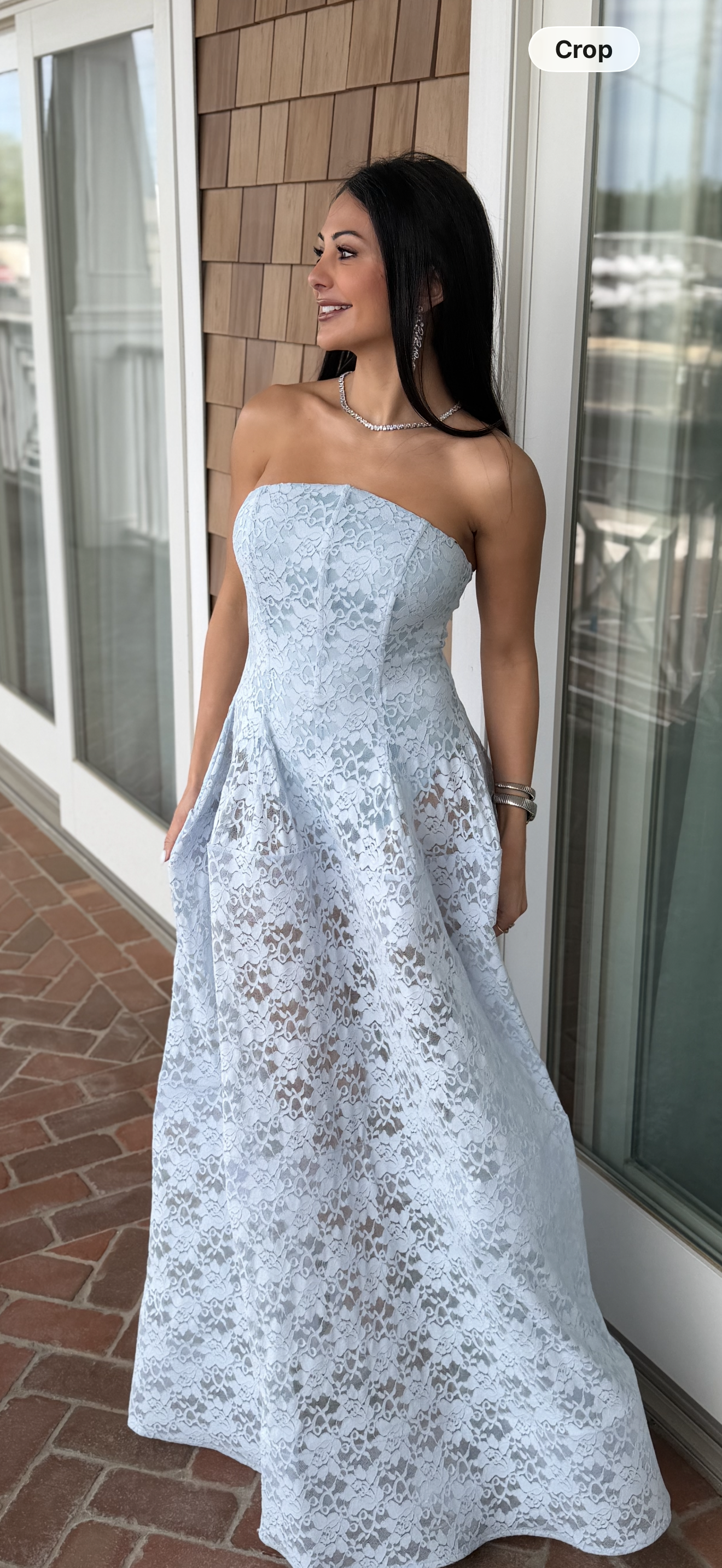 ASOS powder blue lace gown by ASOS - Pickle ASOS powder blue lace gown by ASOS - Pickle
