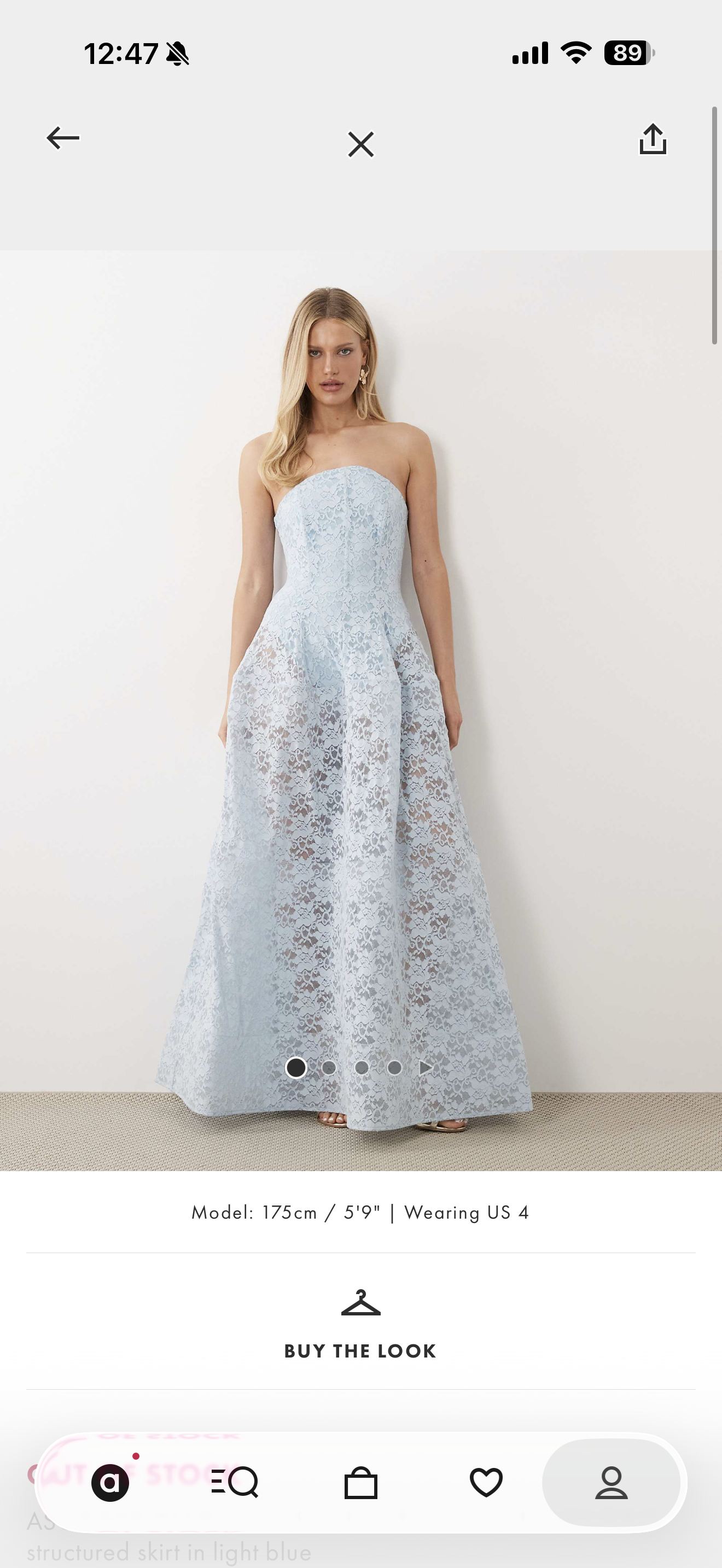 ASOS powder blue lace gown by ASOS - Pickle ASOS powder blue lace gown by ASOS - Pickle