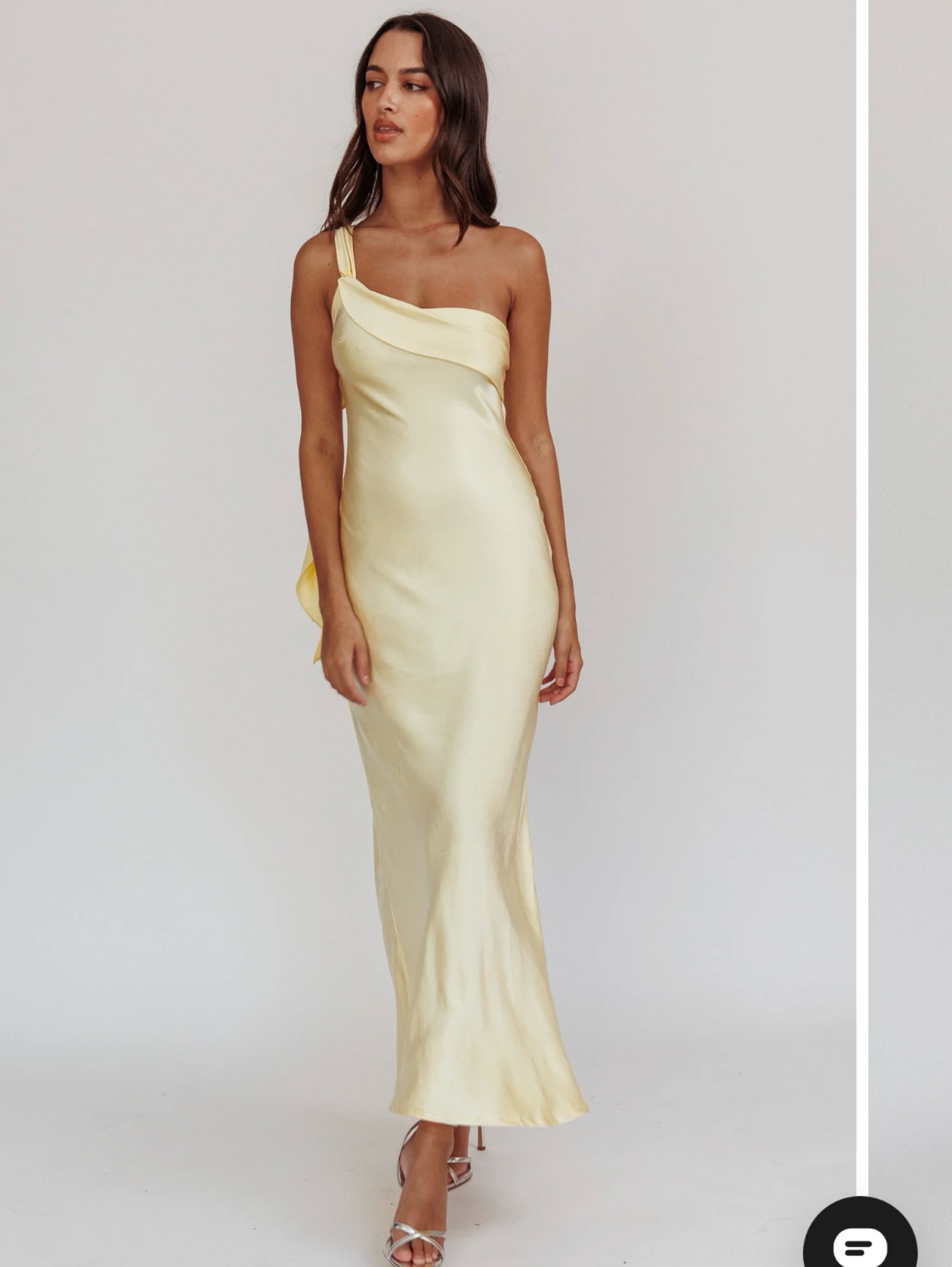 carmel one shoulder sash maxi dress Carmel One-Shoulder Sash Maxi Dress Rockmelon