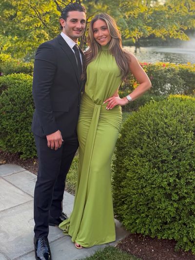 elisha ruched halter dress in green Lime Green Ruched Halter Maxi Dress by Babyboo
