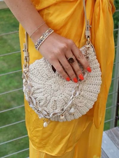 Chloe Seashell Sea Treasures Crossbody Bag with shells by Chloe
