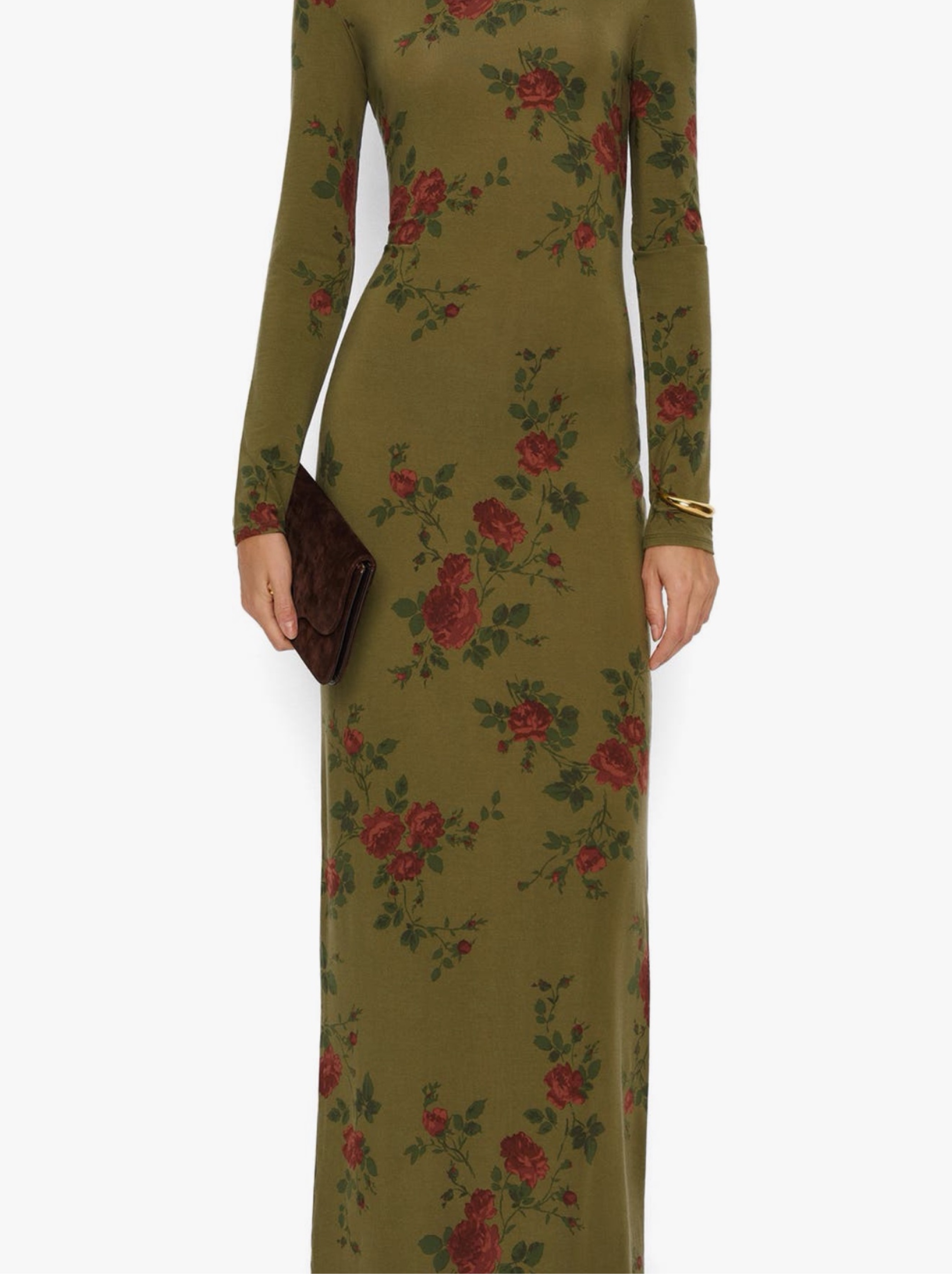 reformation long sleeve dresses Reformation Florence long-sleeve boat-neck Maxi Dress | Blue
