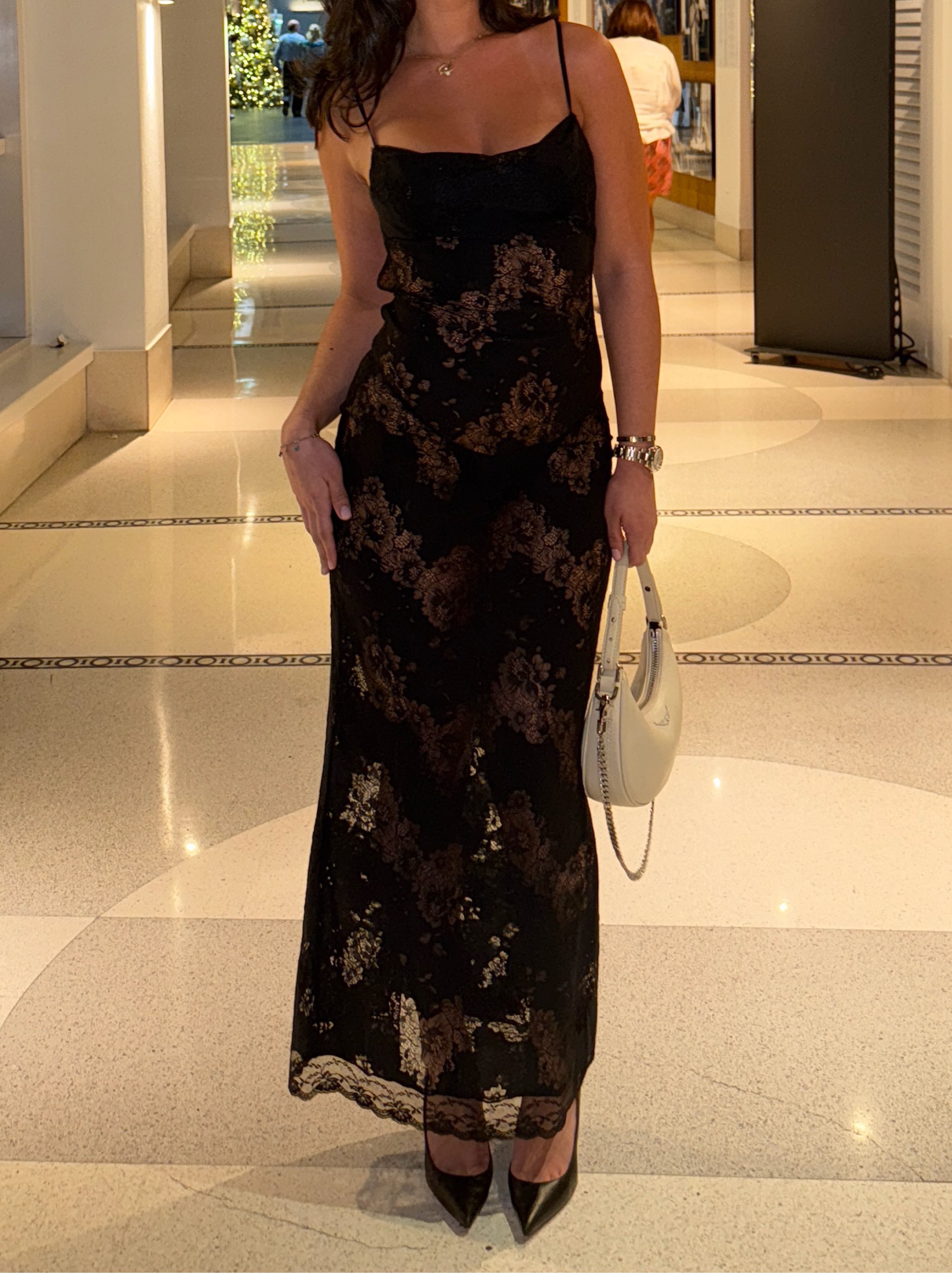 I am Gia Black Lace Maxi Dress by I AM GIA - Pickle