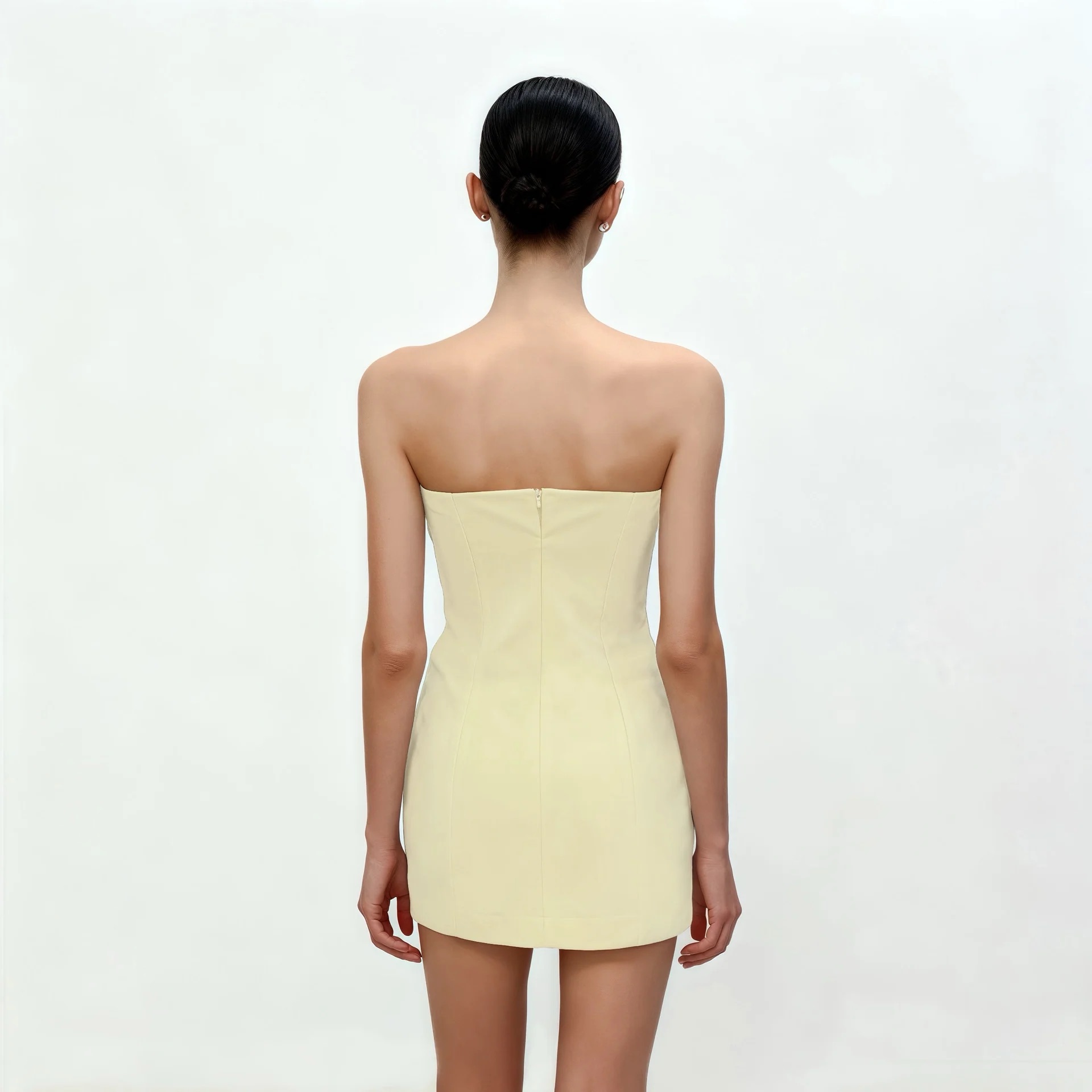 mini dress with rosette Maria Rosette Mini Dress – No. 14