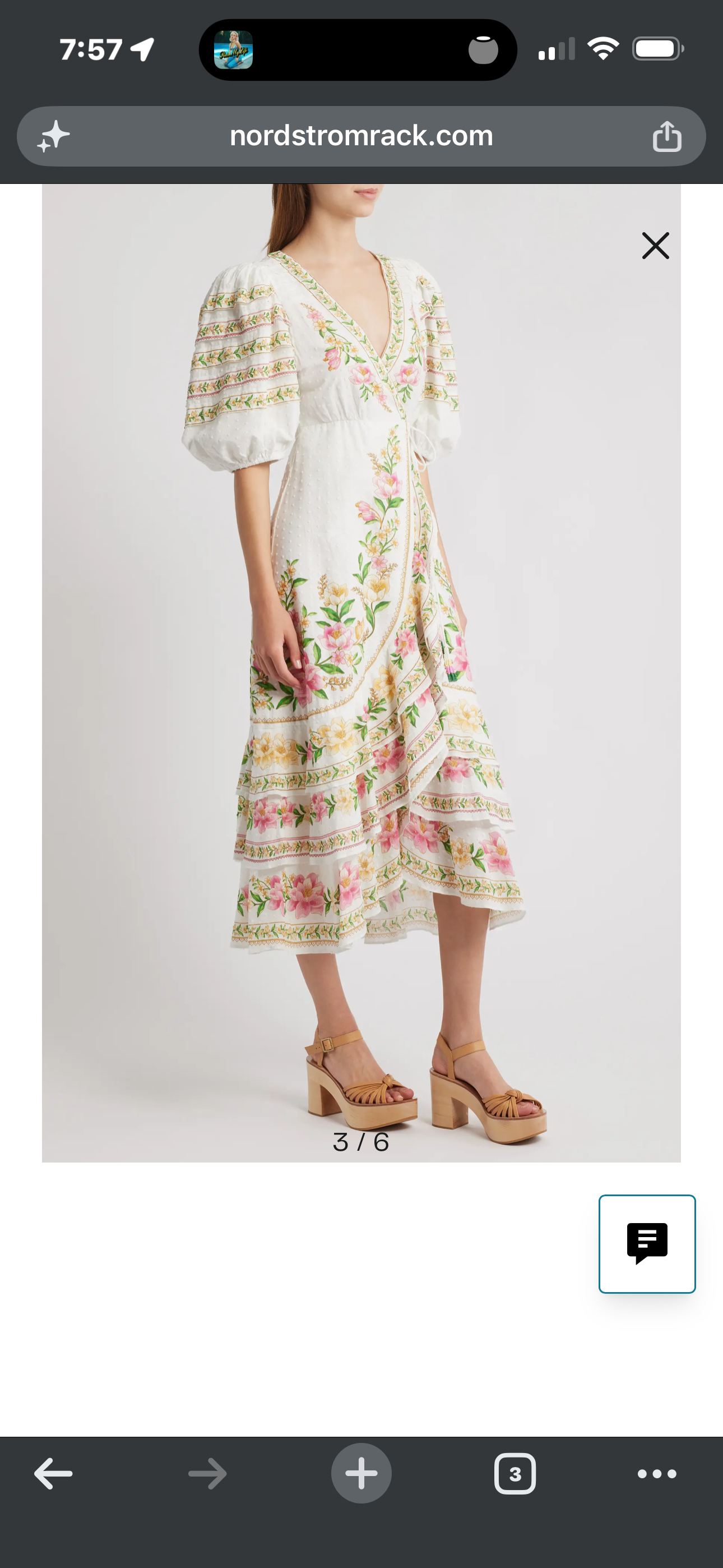 FARM Floral Embroidered Wrap Midi Dress by FARM RIO - Pickle FARM Floral Embroidered Wrap Midi Dress by FARM RIO - Pickle