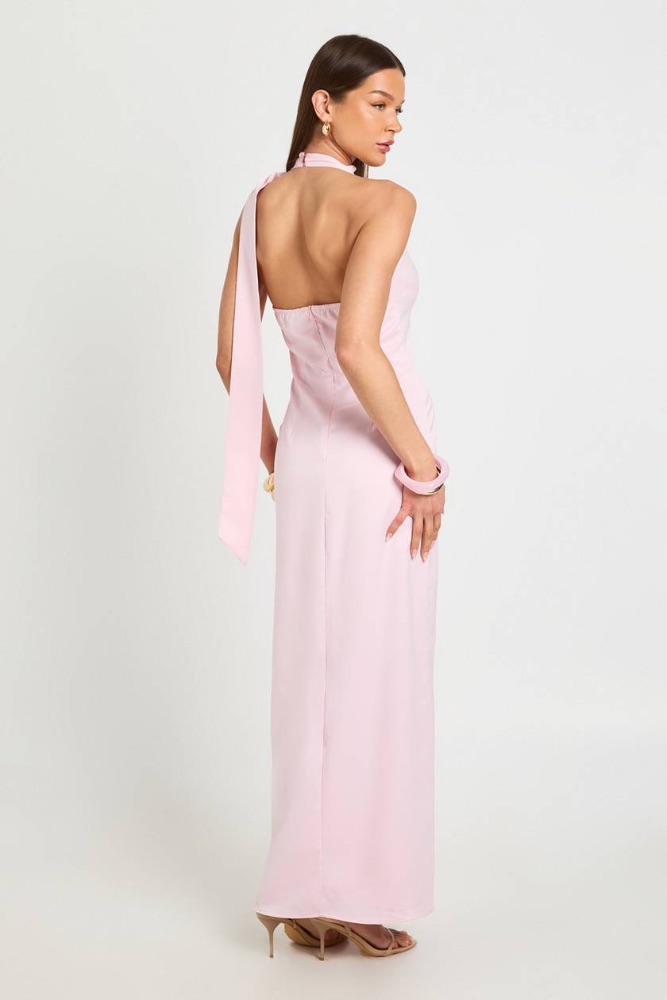 pink satin pencil dress Coast Women's Chiffon Cape Pencil Dress in Blush