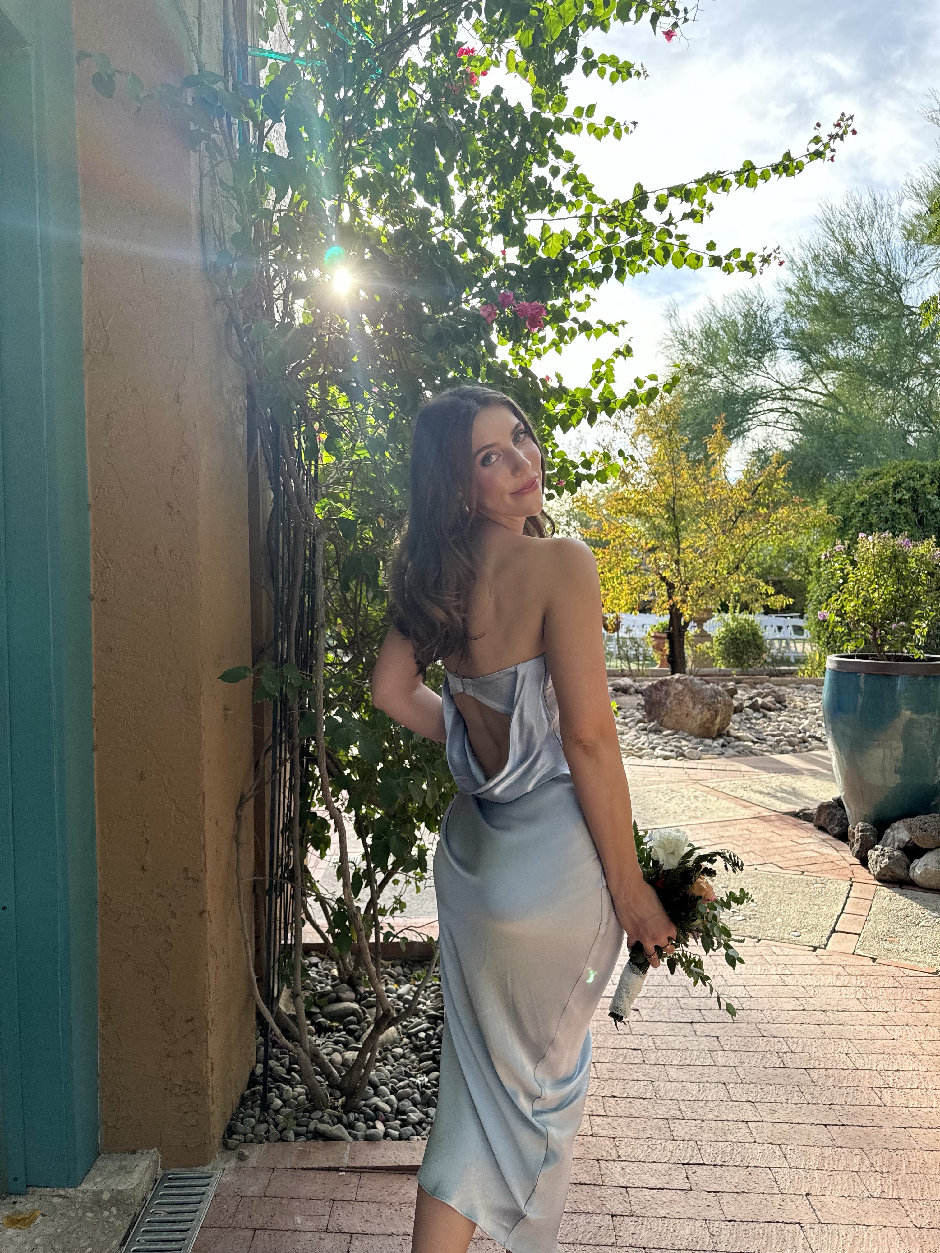 dusty blue spring dress Clarisse 810760 Dusty Blue Prom Dress – PROM BAE