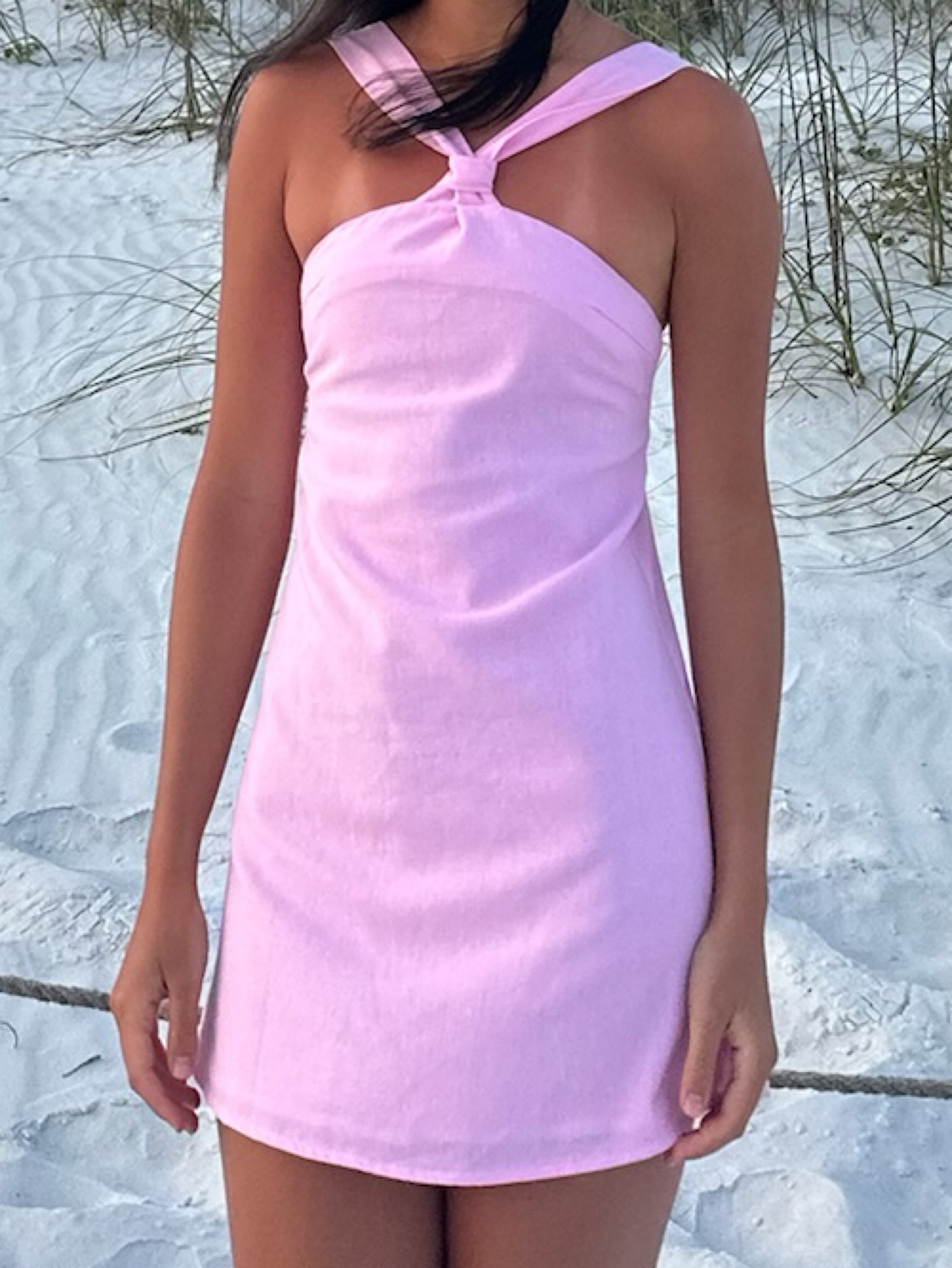Peppermayo Keira Linen Micro Mini Dress