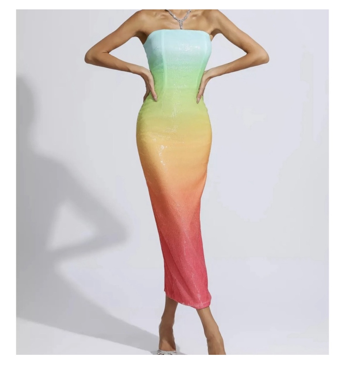 runaway the label malibu midi dress Runaway the Label Malibu Midi Dress in Multi by RUNAWAY the Label