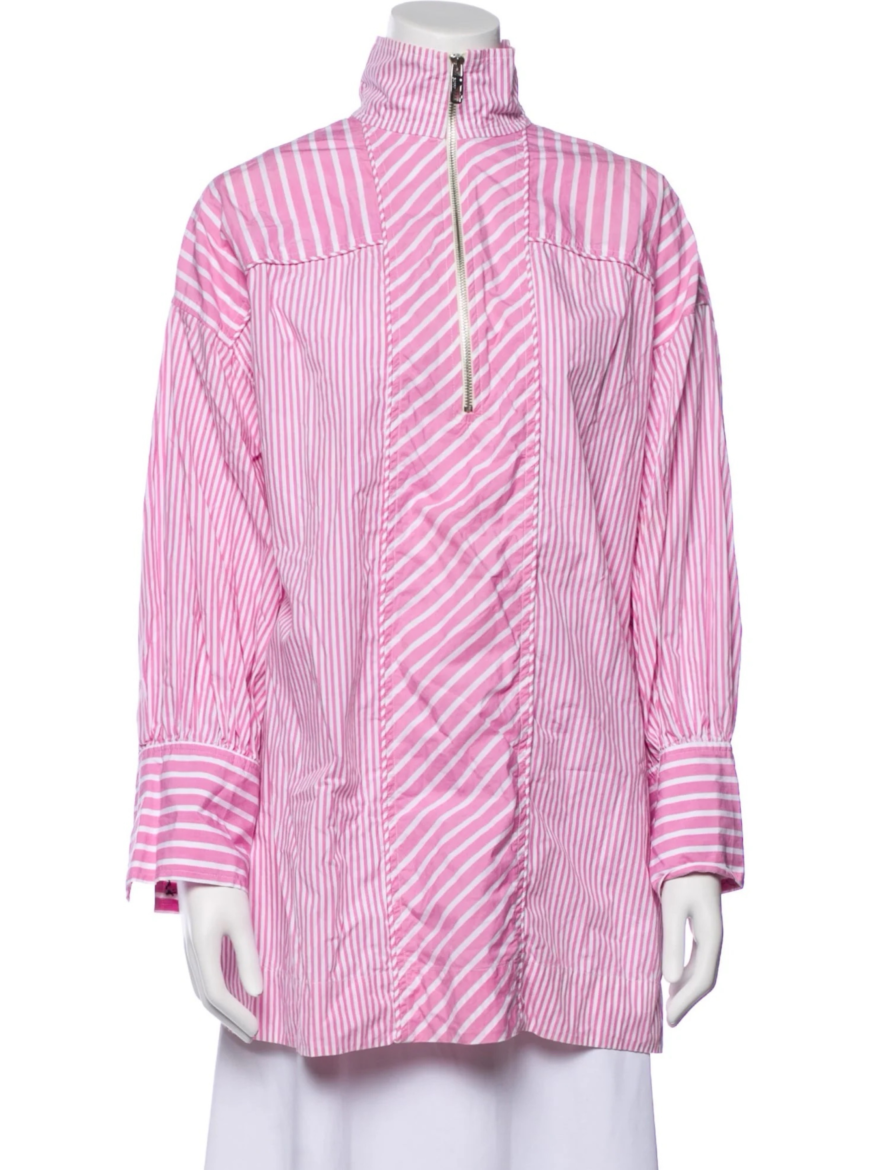 Ganni Pink Striped Top by GANNI - Pickle