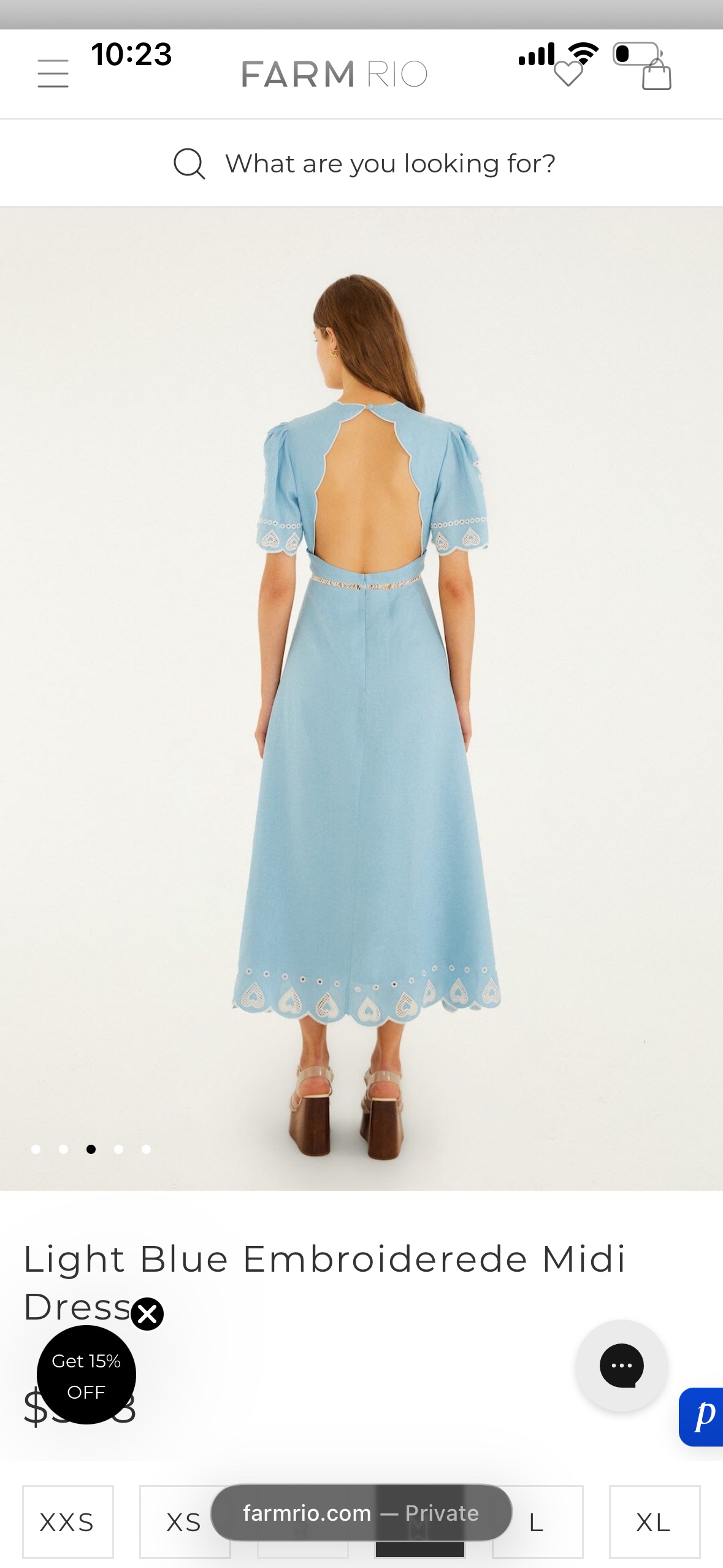 farm rio embroidered floral short sleeve midi dress Forest Soul Short Sleeve Midi Dress  FARM Rio