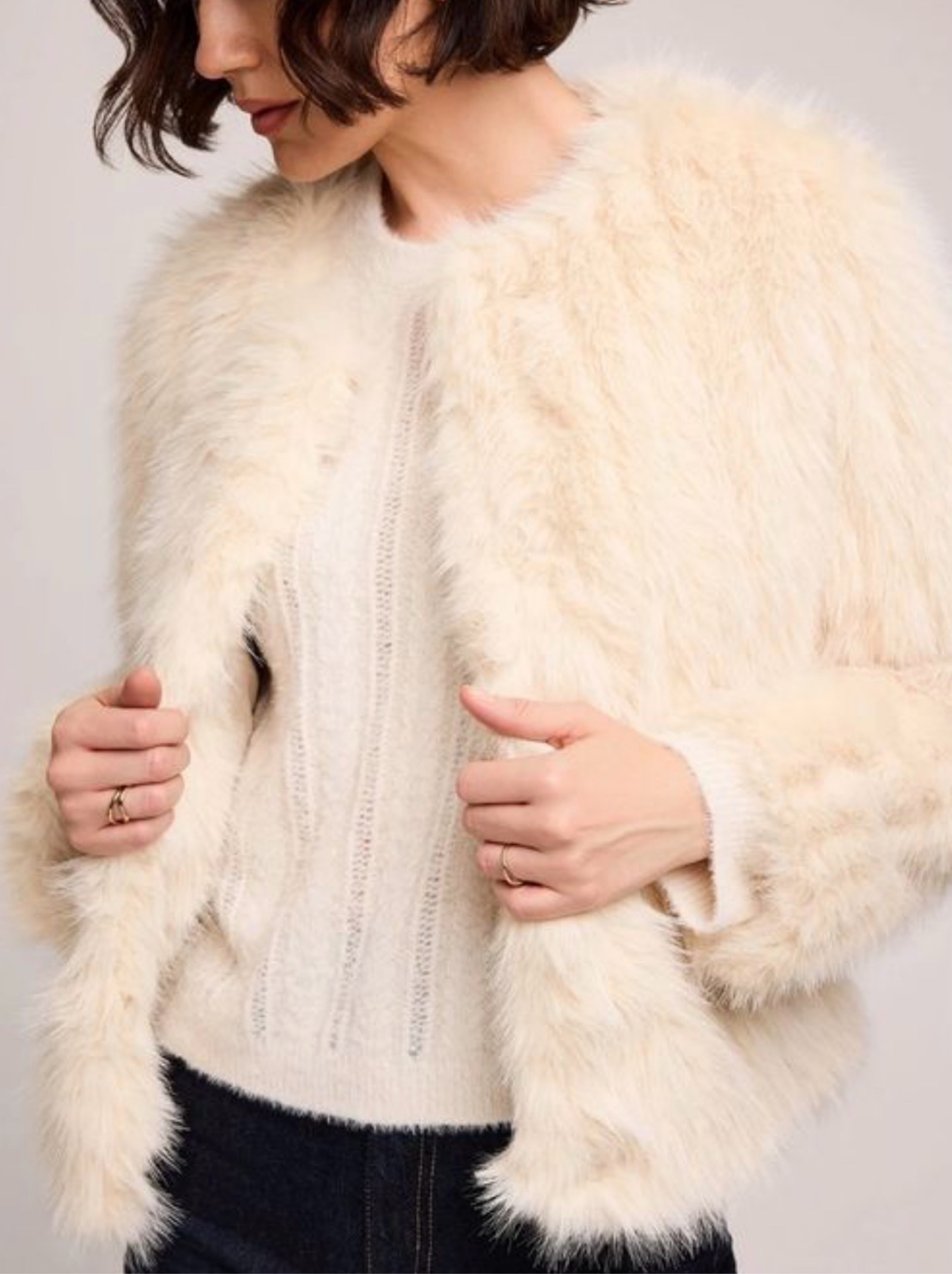 Gentle Fawn Fur Coat