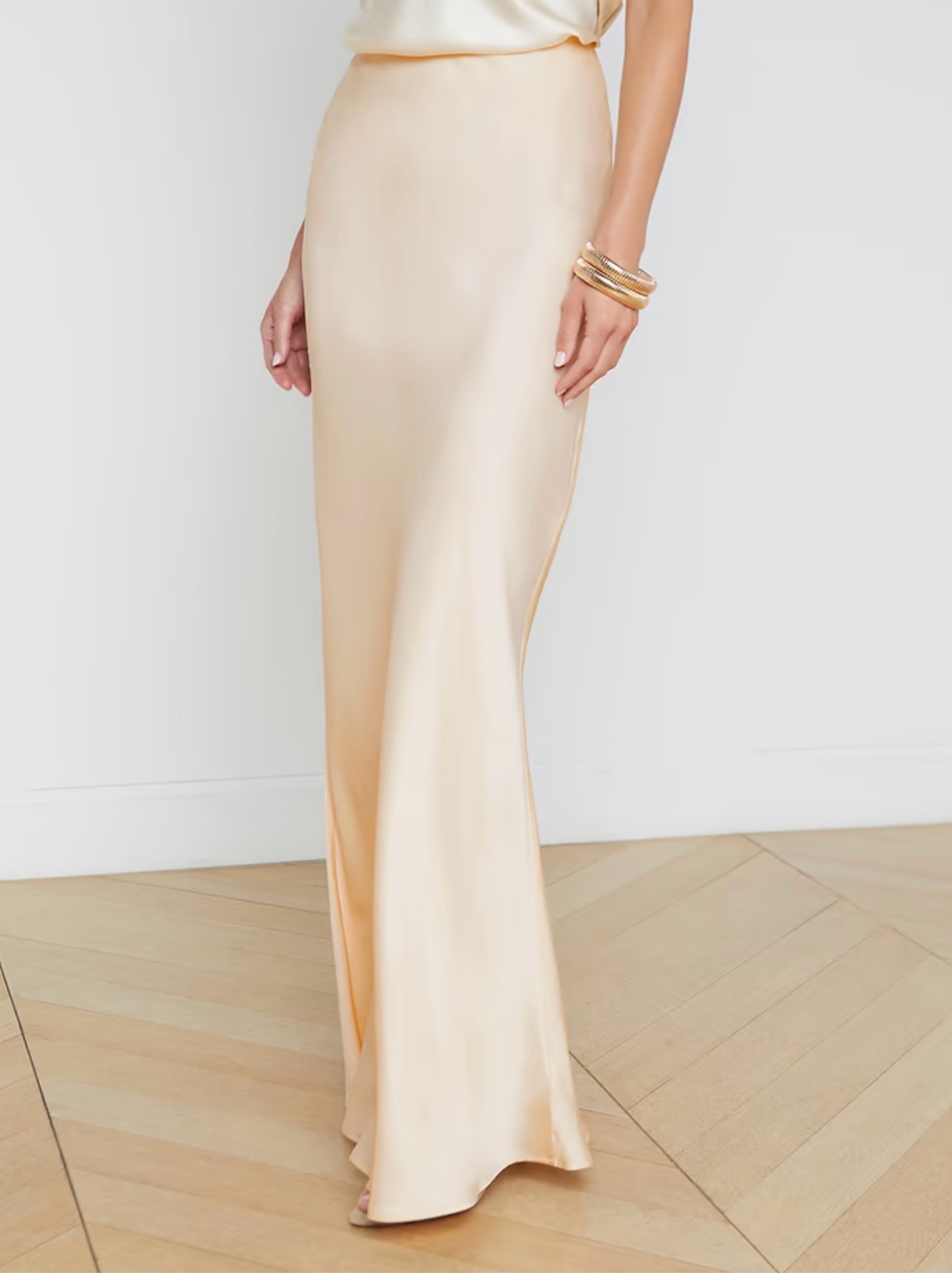 L’AGENCE Zeta Skirt in Pearl