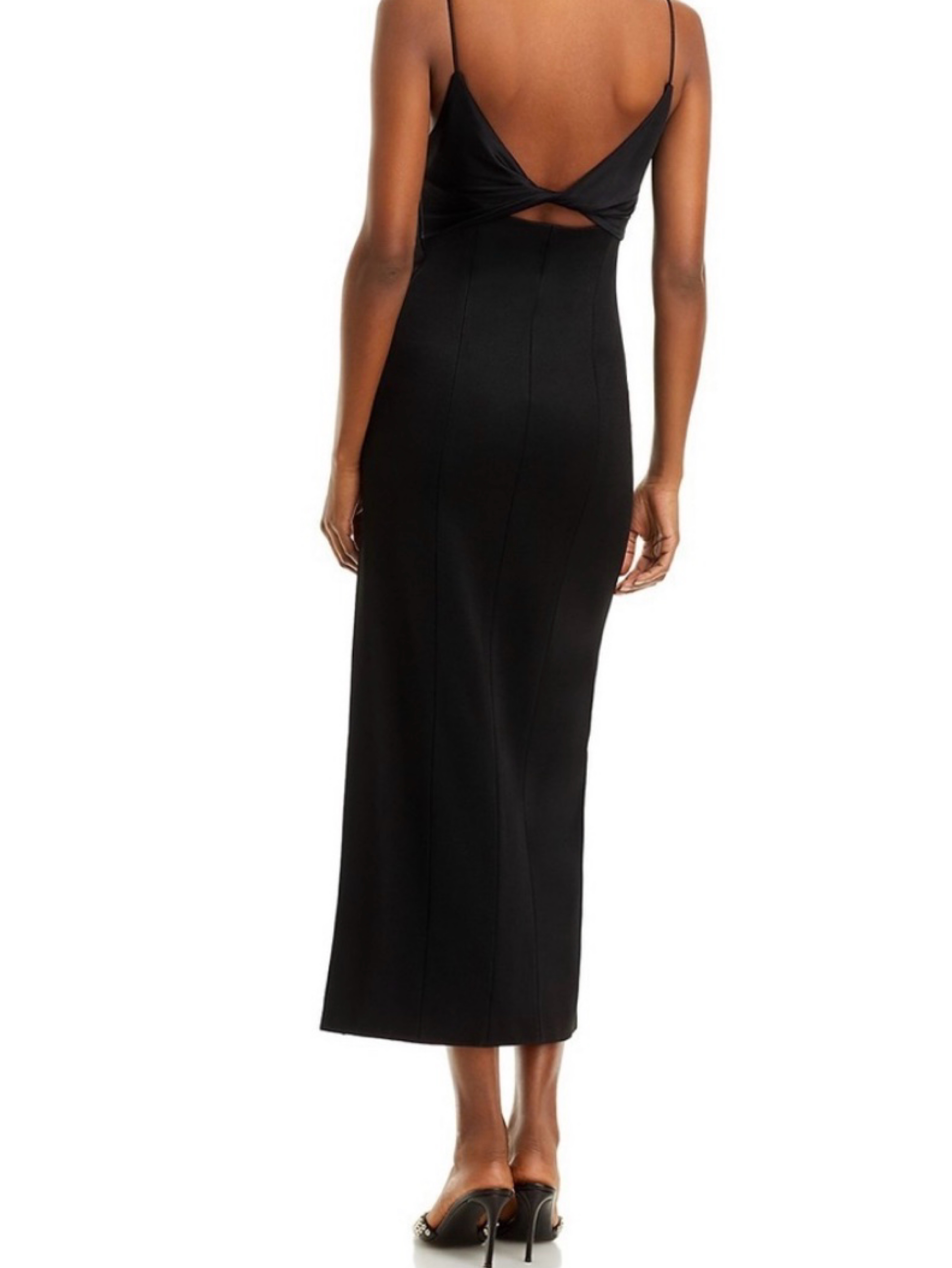 galvan corset dress Galvan - Black Crpe Signature Corset Gown