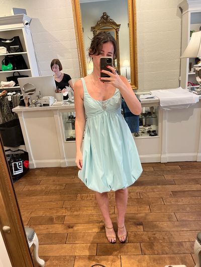 empire waistline mini dress in periwinkle Oh Polly | Dresses | Oh Polly Empire Waistline Mini Dress In Periwinkle