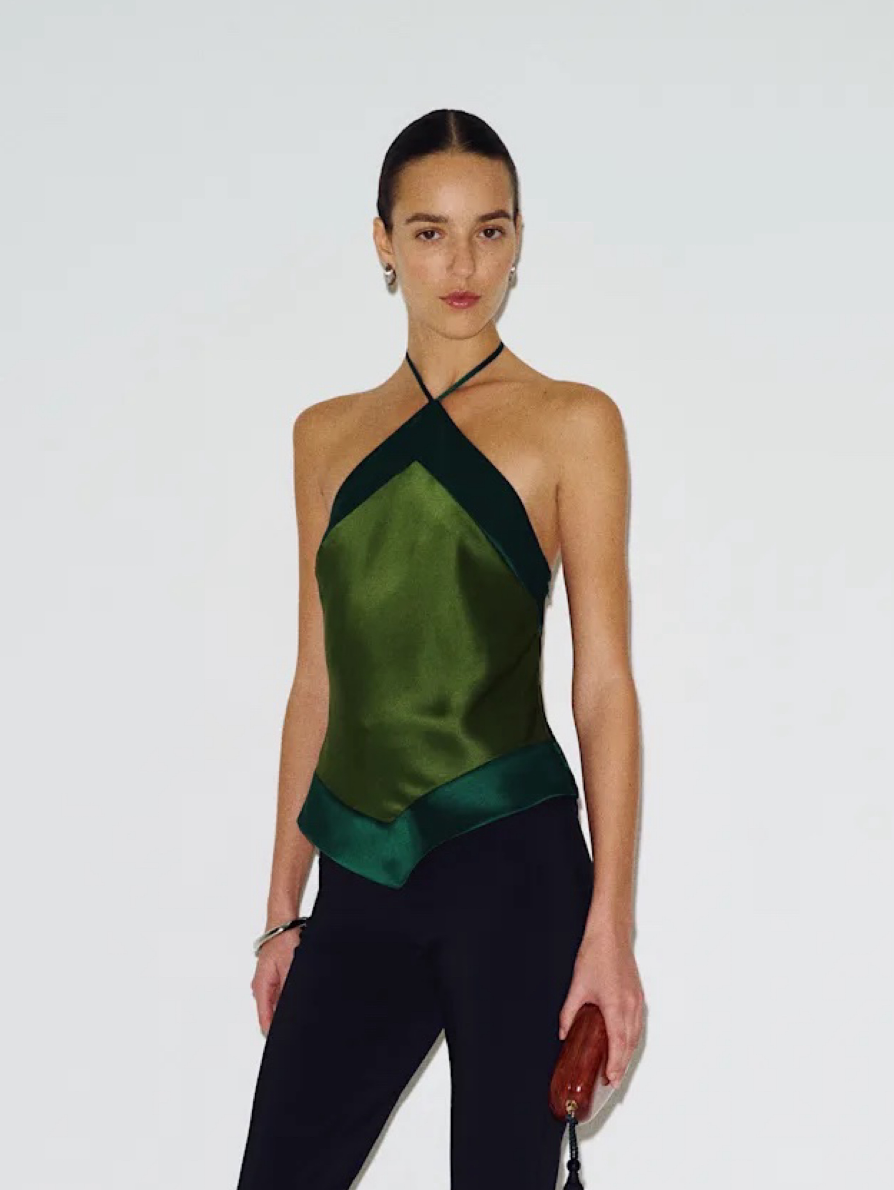 Reformation Jillian Silk Top