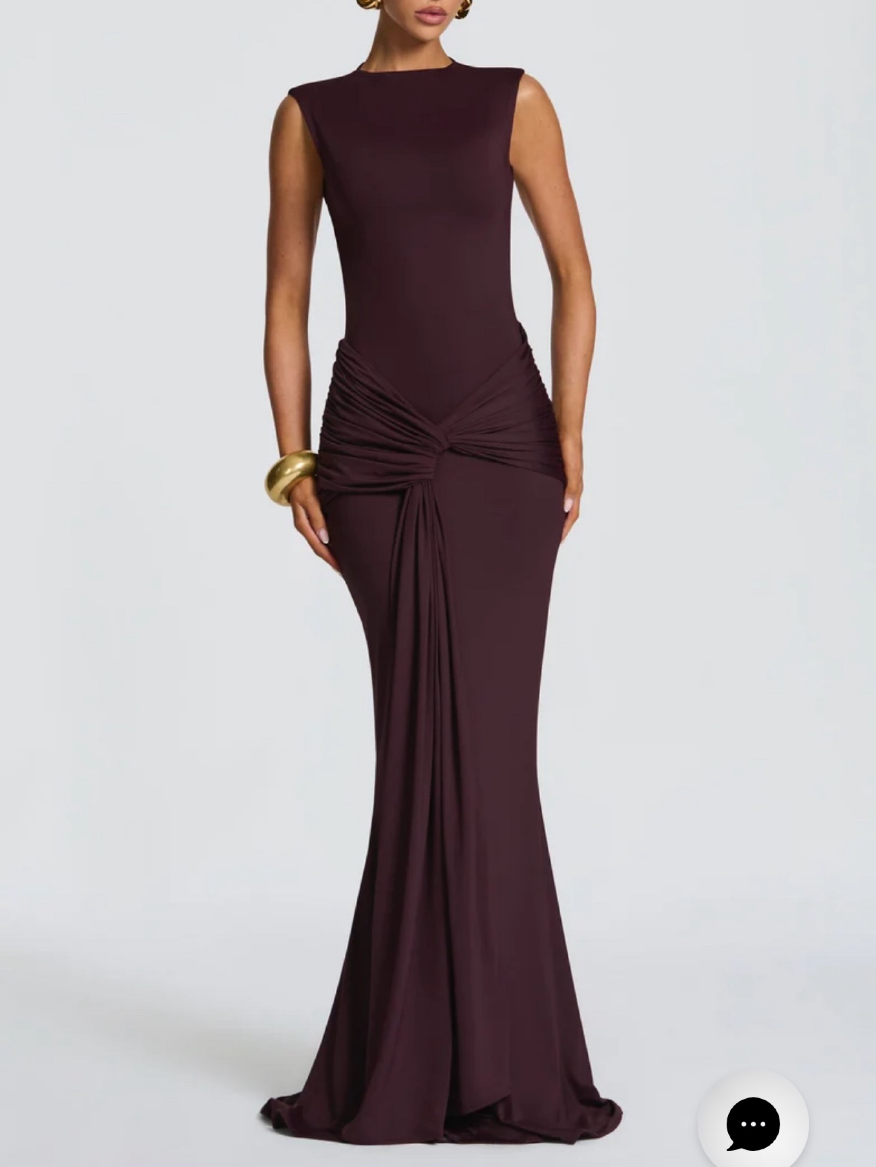 Lorenza Maxi Dress - Plum