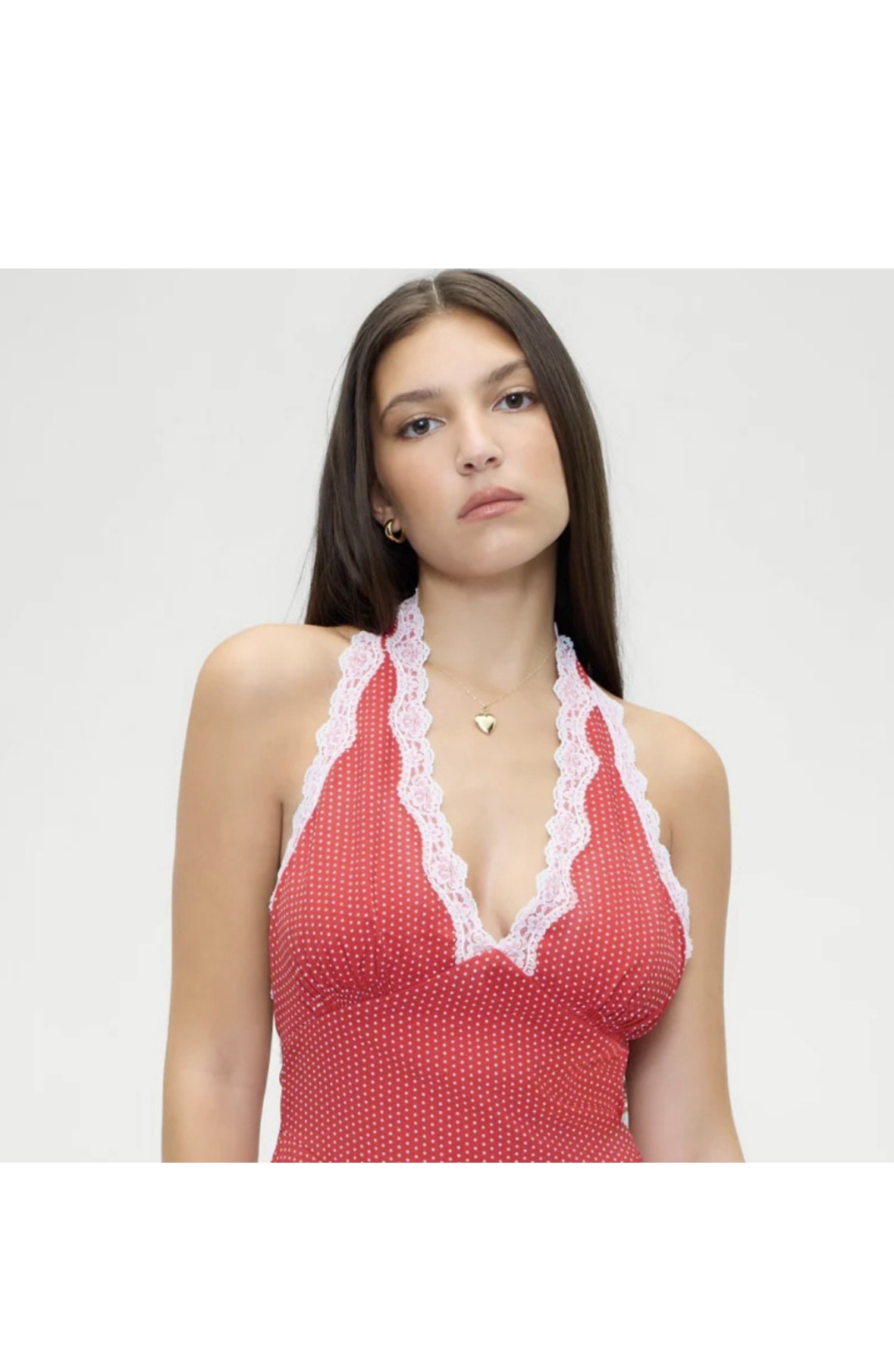 frankies bikinis red polka dot dress Picnic Hour Polka Dot Dress