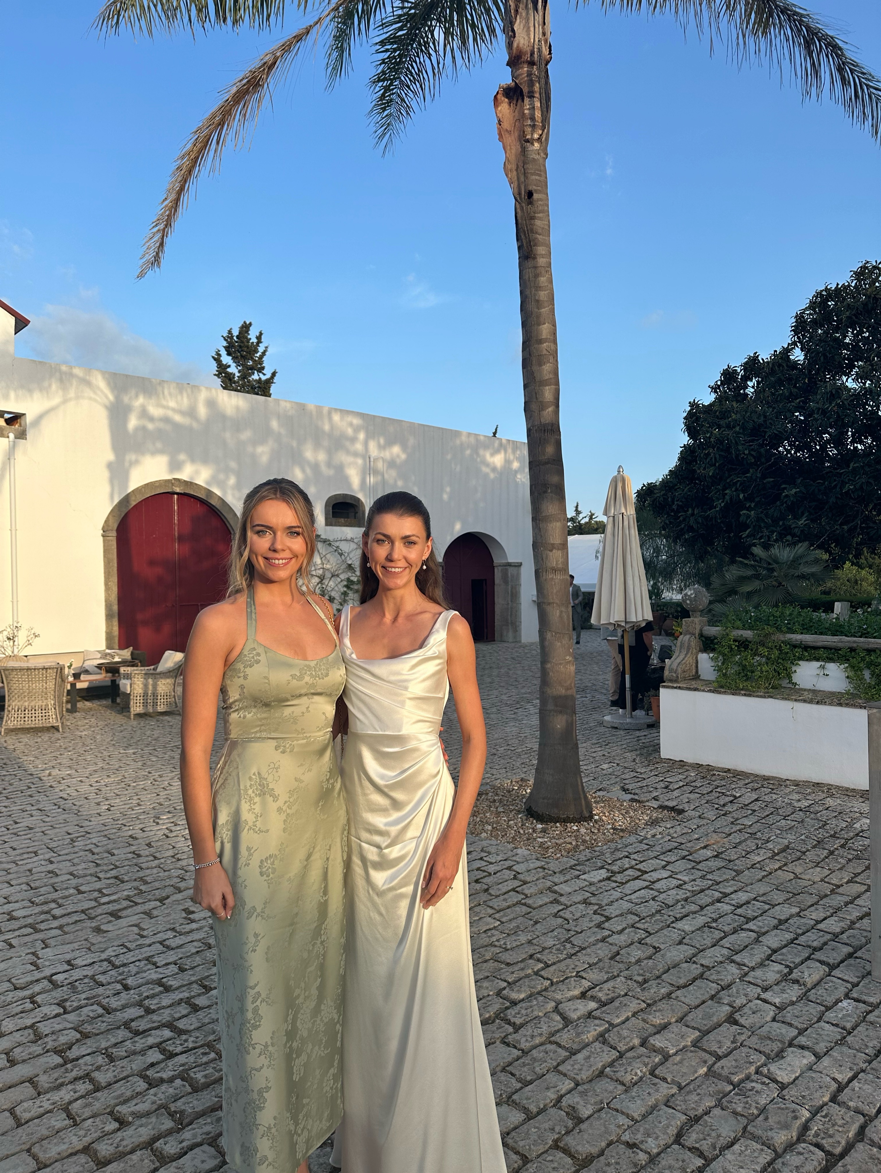 dusty blue satin bridesmaid dresses BABARONI Chiffon Mist V-neck Floor-length Spaghetti Straps Ruched with Slit Empire, Mist / US0 SL40 FEB 2025 A little sweet and Greek Yogurt Blue Cheese Color:Red*