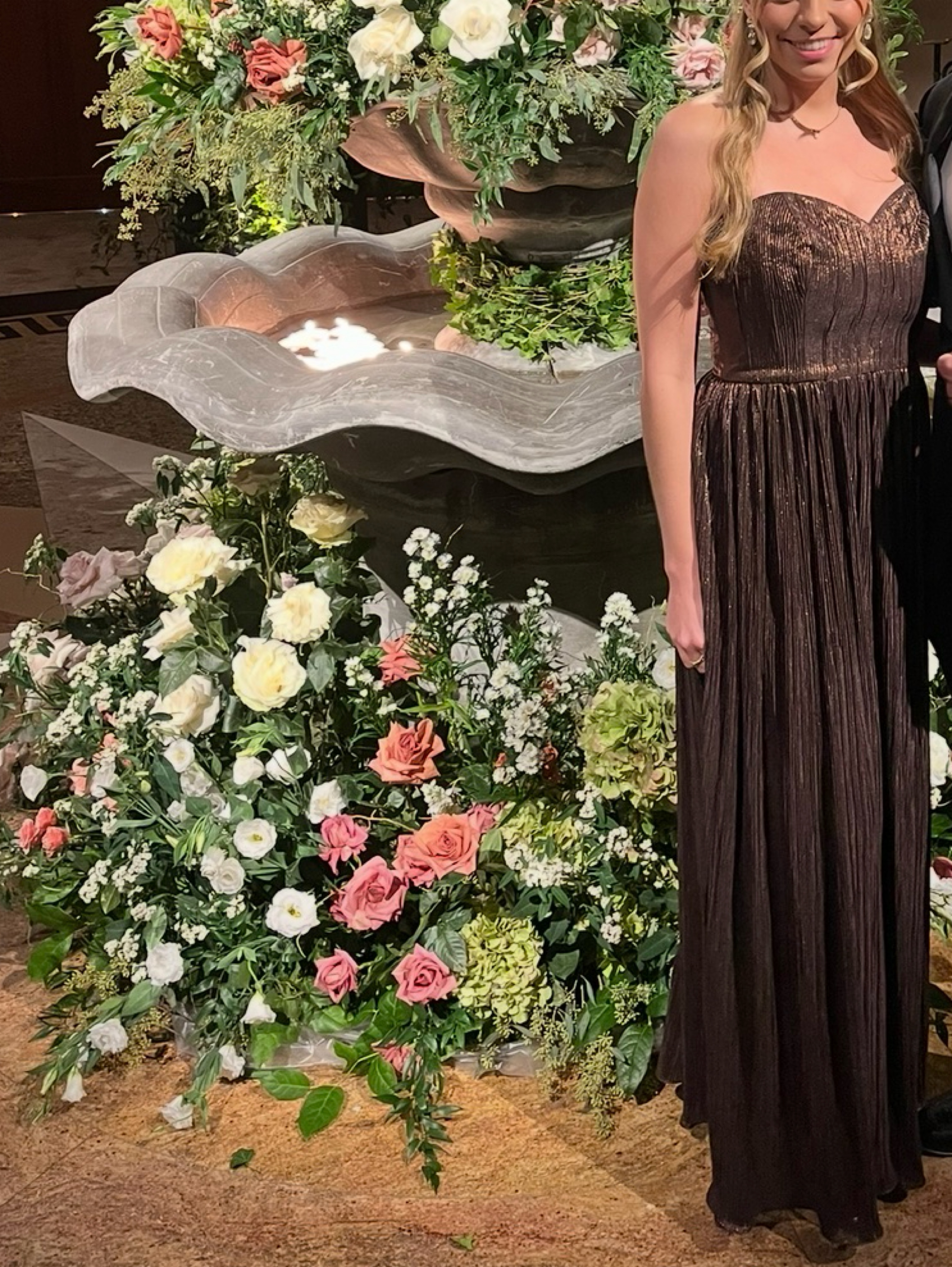 dress the population brown dress Dress the Population Brown Maxi Gown by Dress The Population