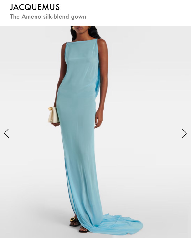jacquemus light blue dress La Robe Dao - Light Blue