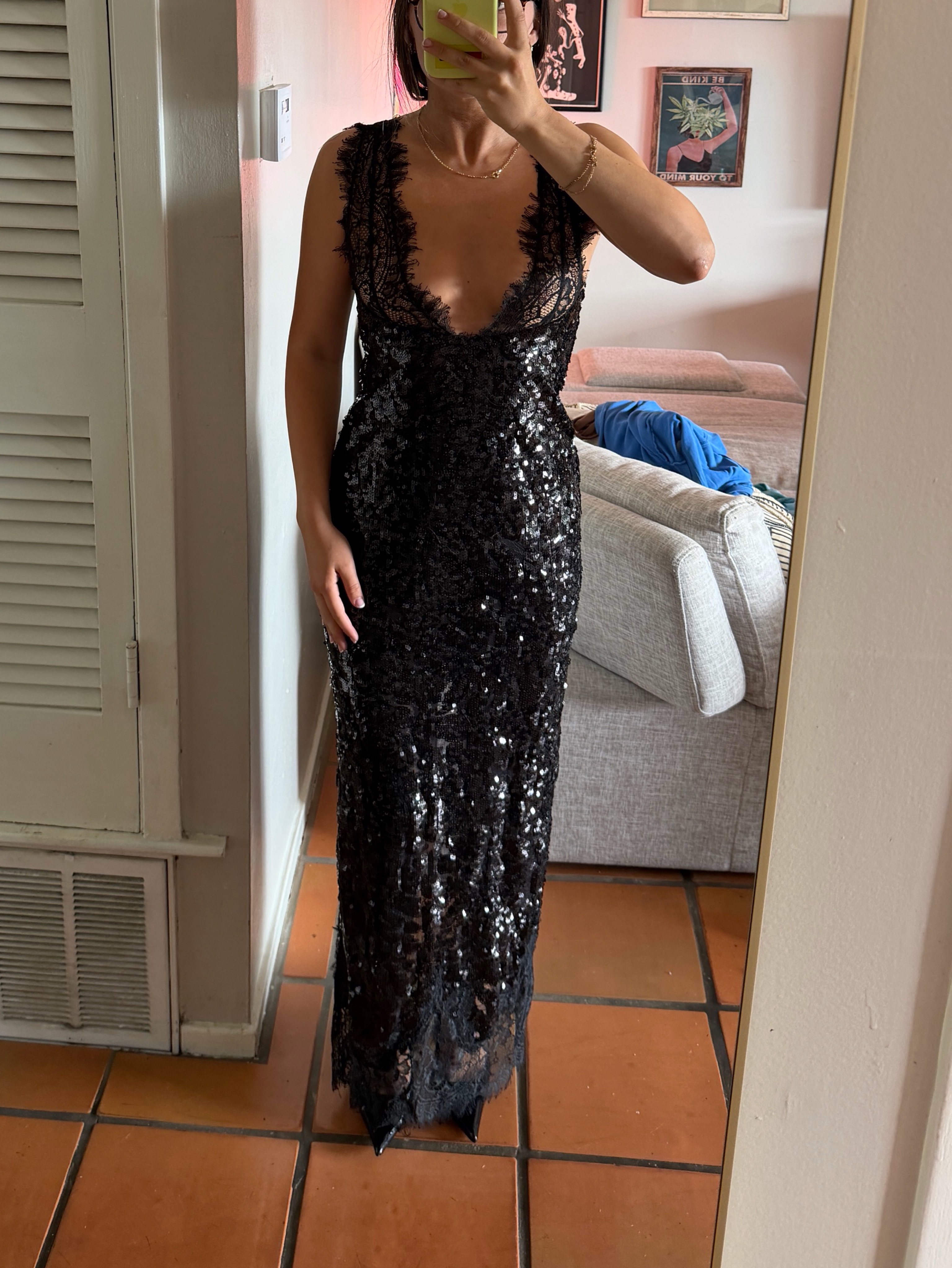 black sequin lace maxi dress Glam Black Dress - Sequin Maxi Dress - Lace-Up Maxi Dress