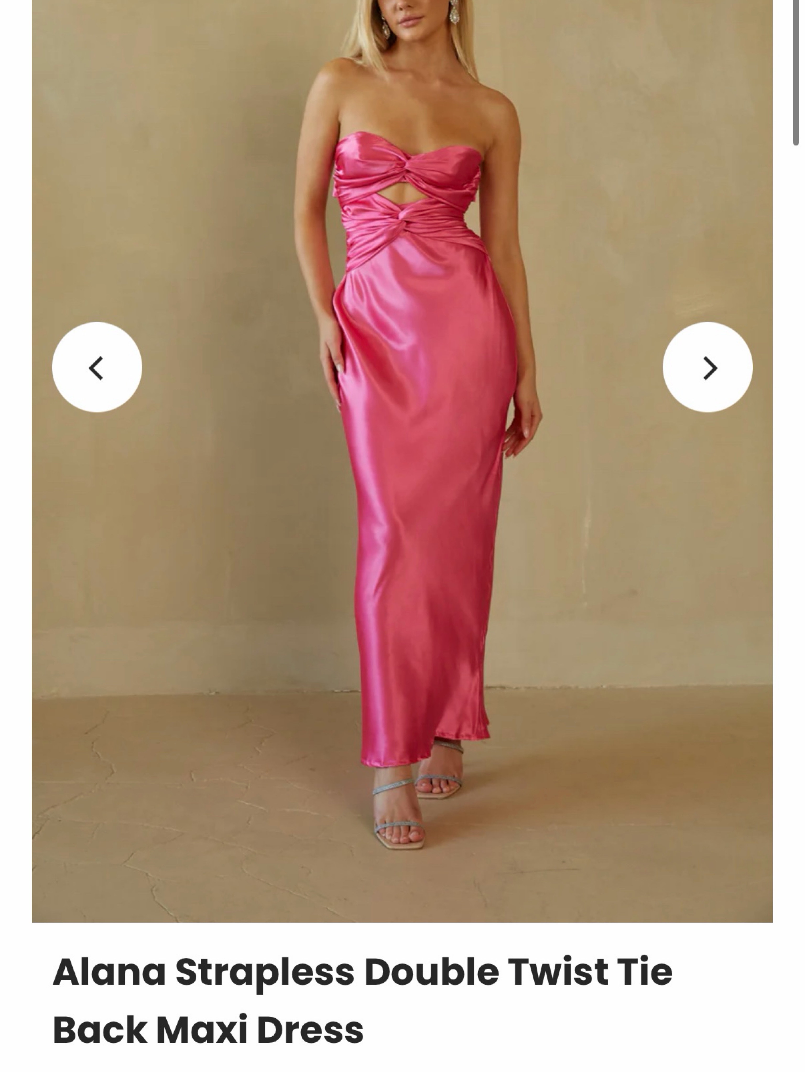 american threads maxi dress McKall Chiffon Maxi Dress