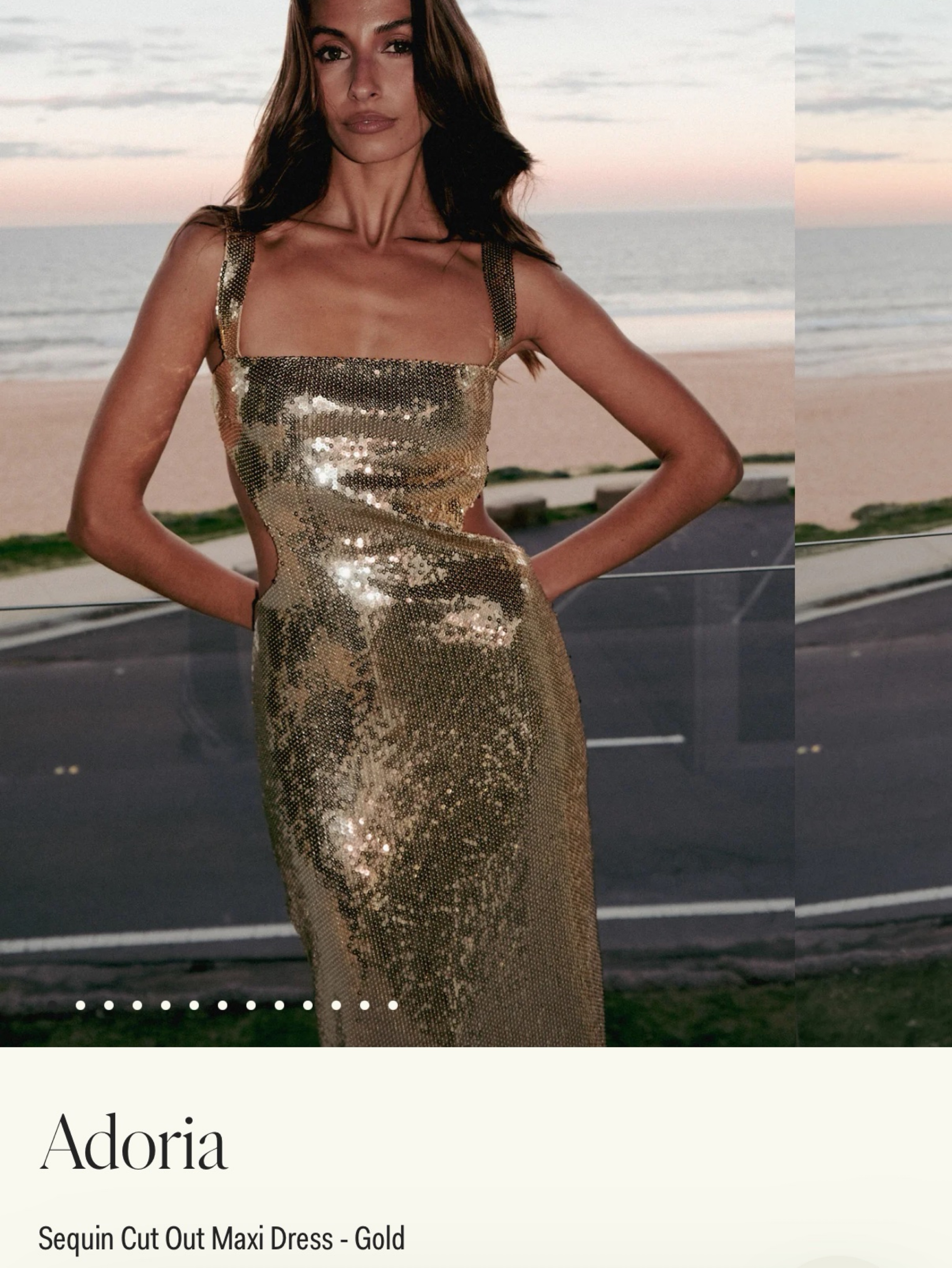 adoria sequin cut out maxi dress Adoria Sequin Cut Out Maxi Dress - Silver