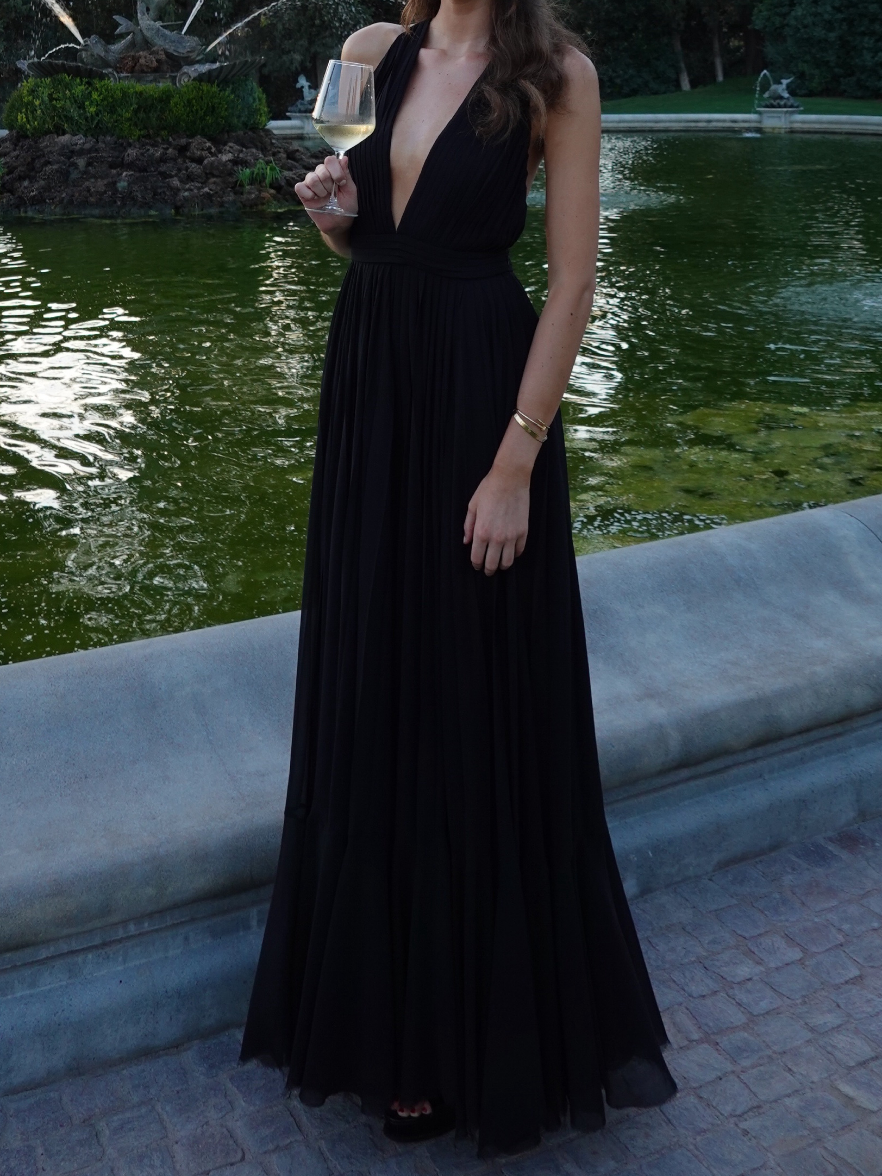 milly black dress Milly Long black dress by Milly