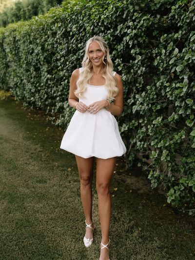 Self Portrait White Diamante Mini Dress by Self-Portrait | Pickle