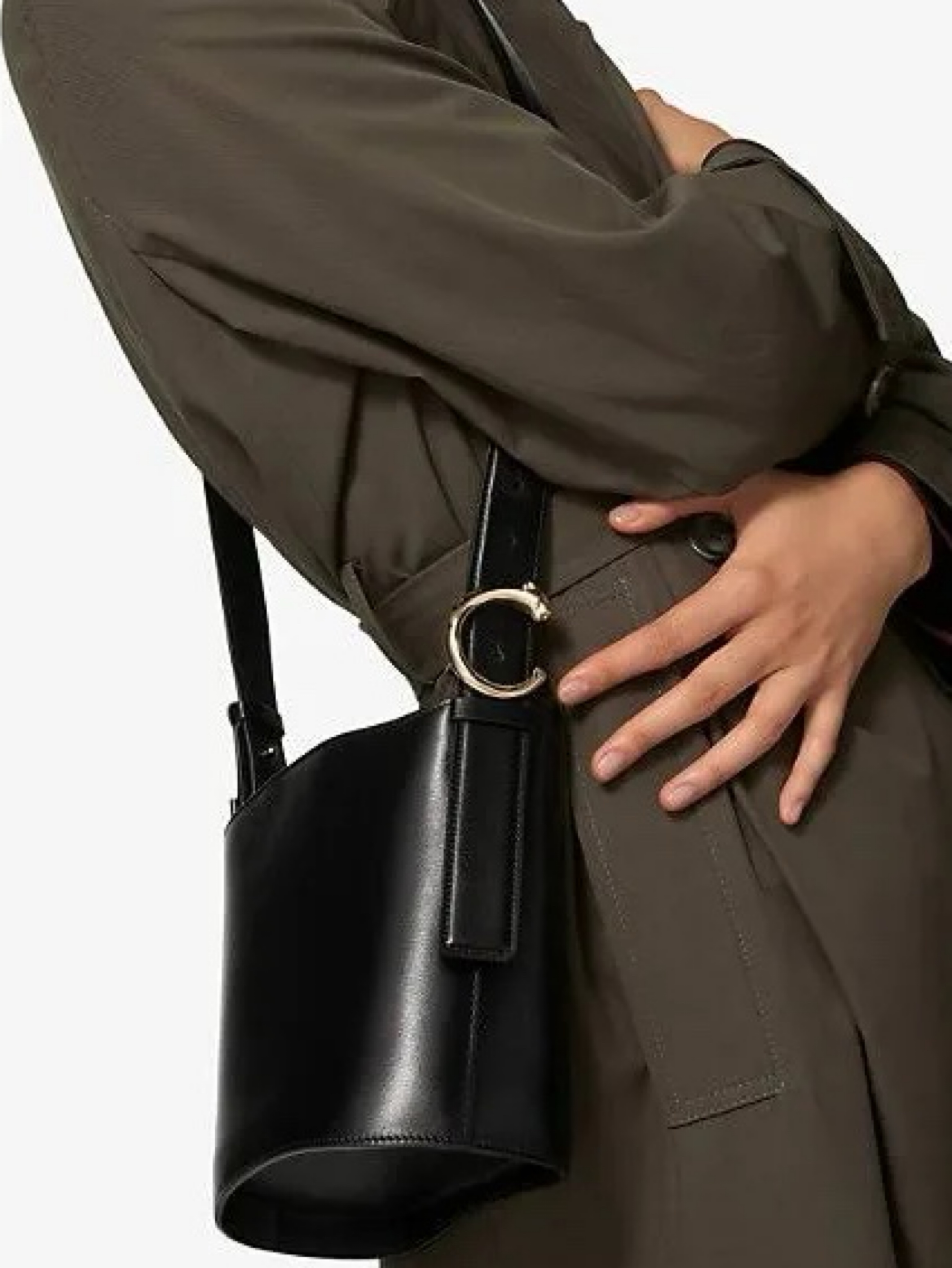CARTIER SMALL BUCKET BAG, PANTHÈRE C by Cartier - Pickle