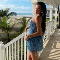 anthea mini dress blue Ausia Mini Dress Blue