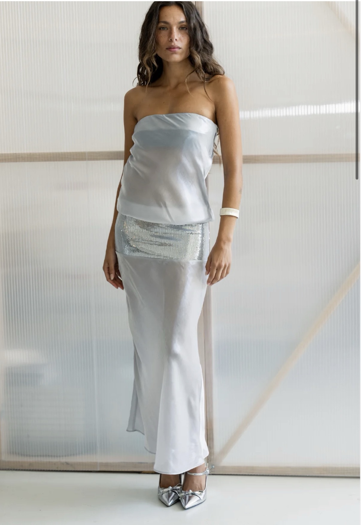 Mode Mischief Racks Mode Mischief Maxi Dress by Mode Mischief - Pickle
