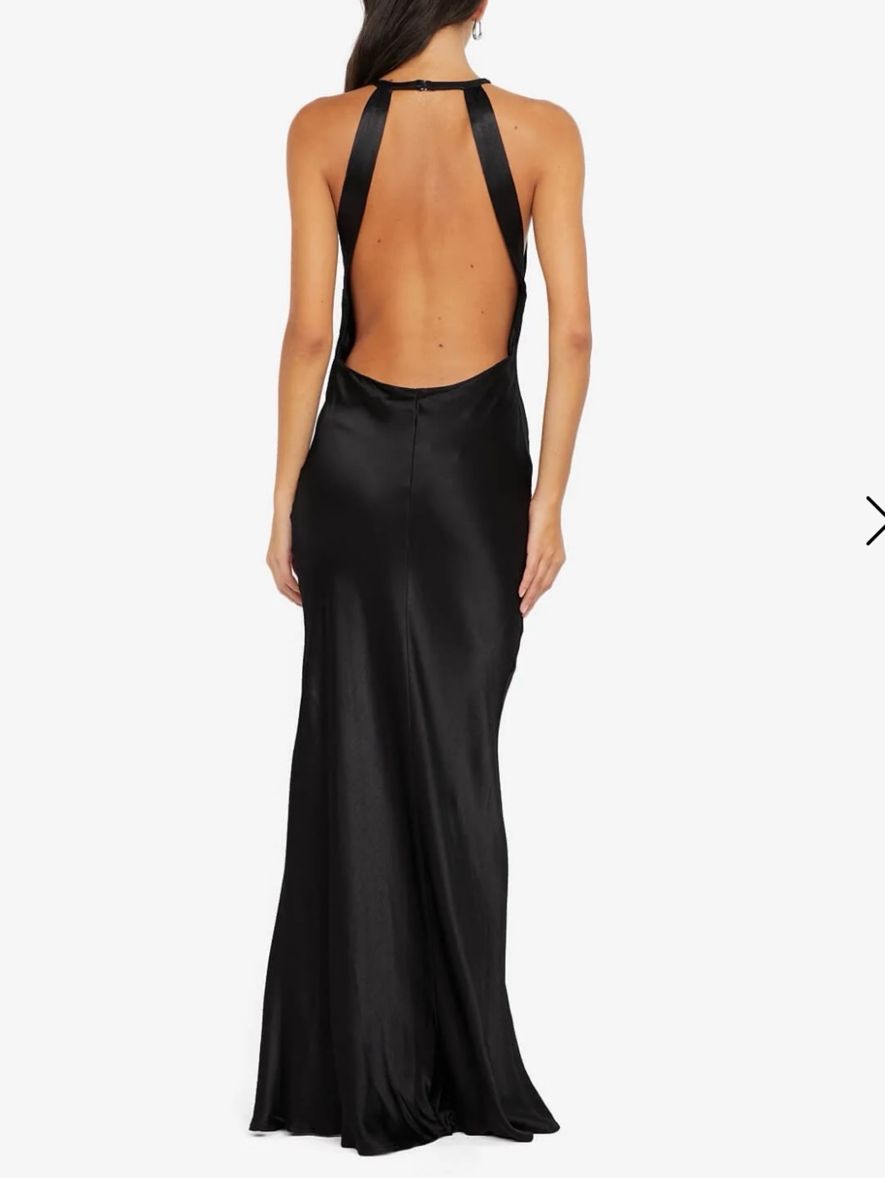bec and bridge black silk dress The Dreamer Maxi Dress in Black