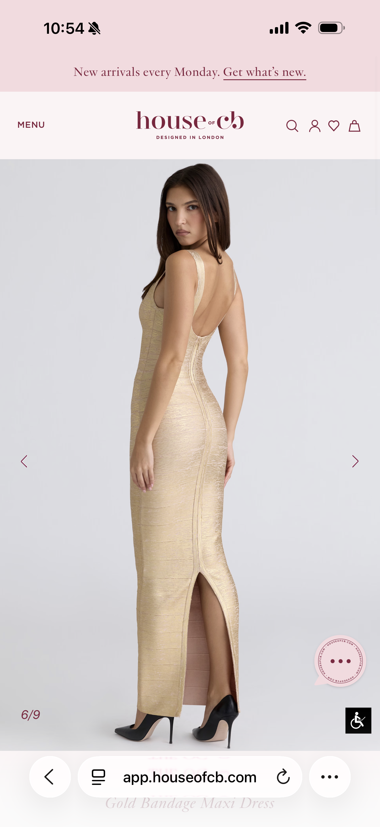 House of CB - Gold Banadge Maxi Dress by House of CB - Pickle House of CB - Gold Banadge Maxi Dress by House of CB - Pickle