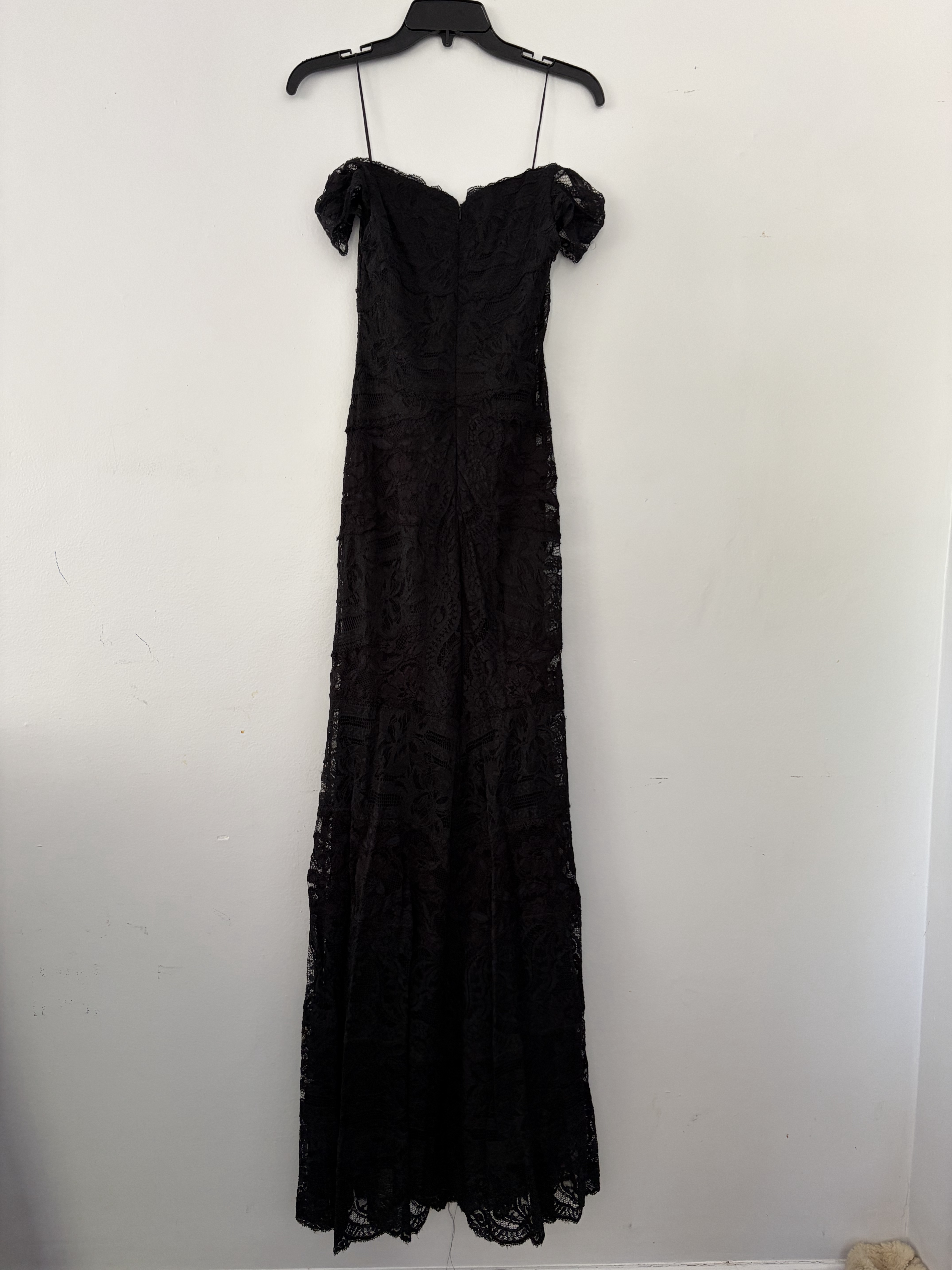Nicole miller black off the shoulder lace dress size 2 by Nicole Miller -  Pickle